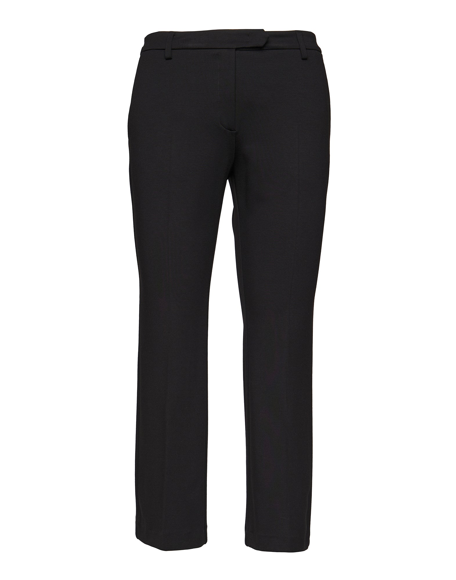 DOUUOD Pantaloni Flare in Punto Milano Nero