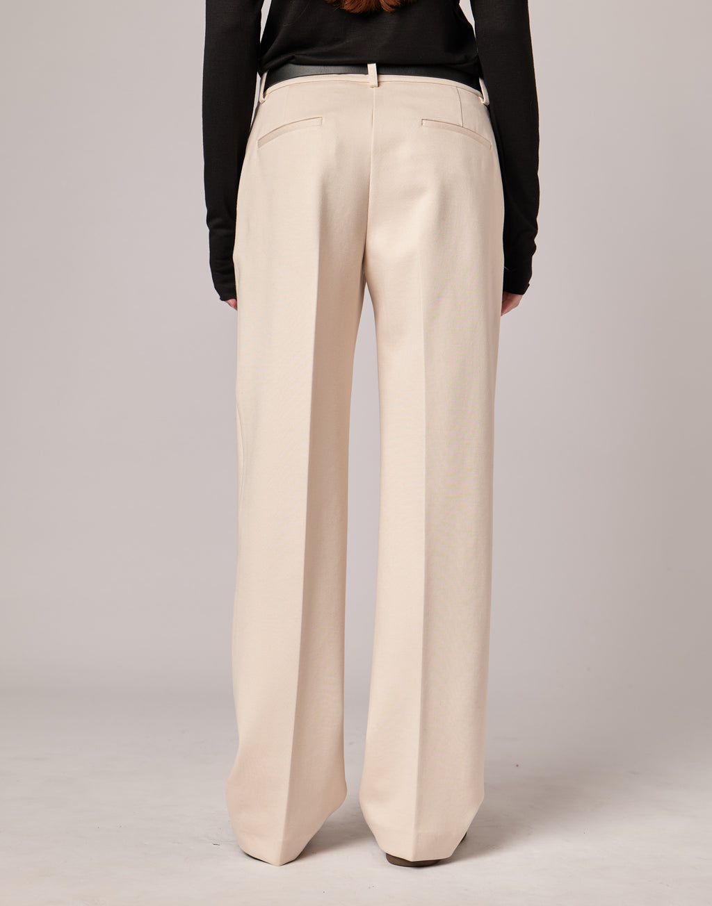 DOUUOD Pantaloni a Uomo in Punto Milano Stucco