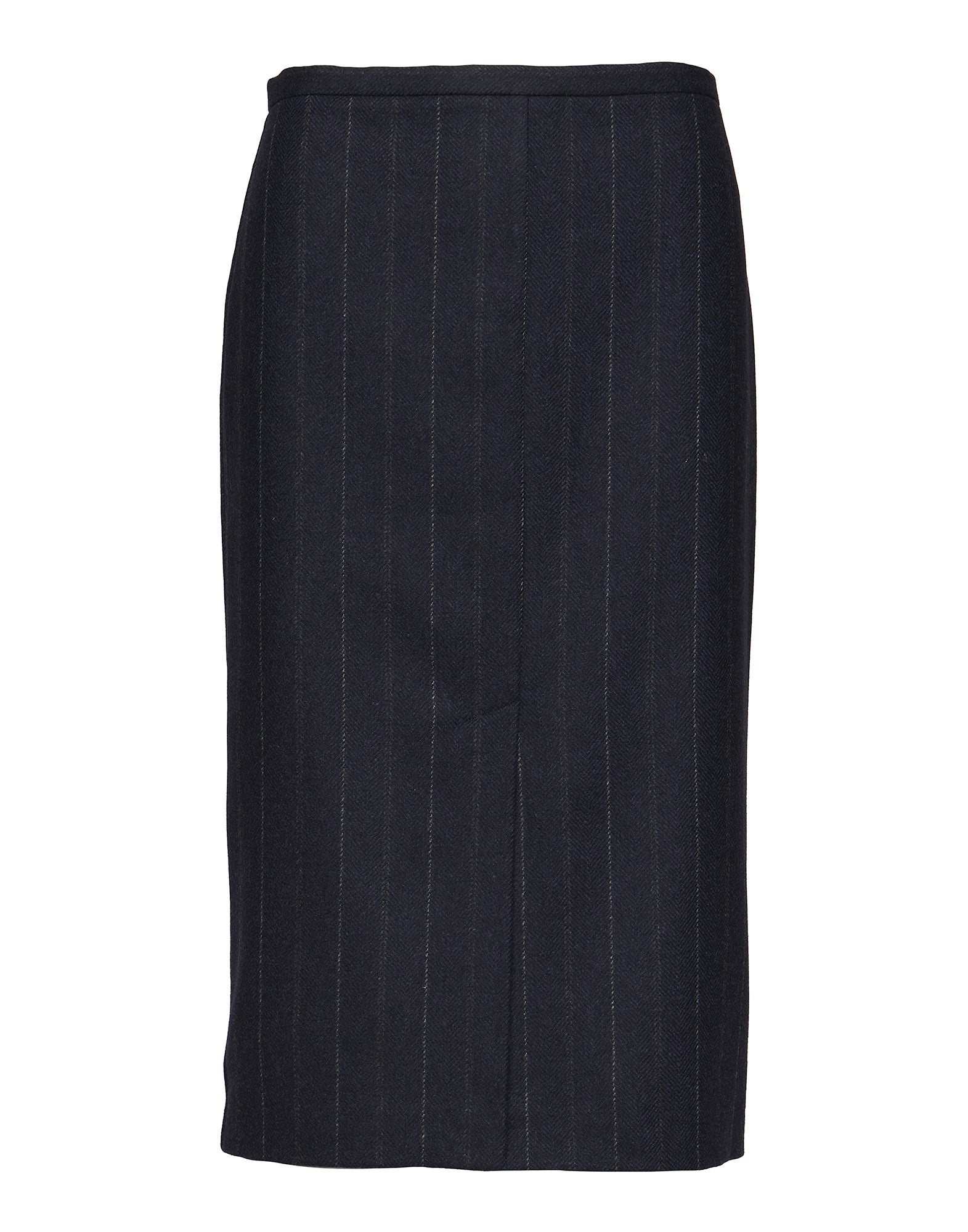 DOUUOD Gonna Midi a Tubino in Microresca Gessata Stretch