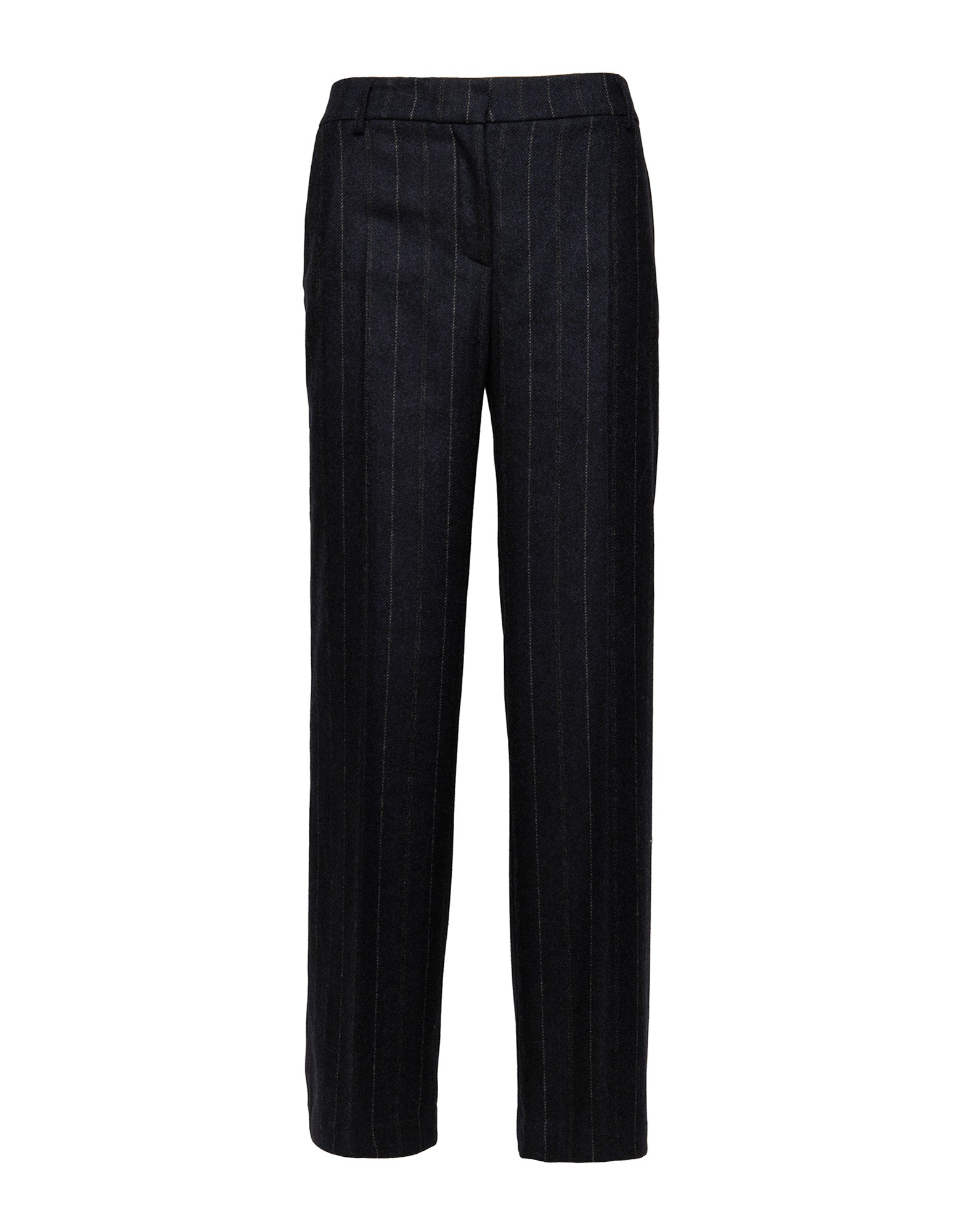 DOUUOD Pantaloni a Uomo in Microresca Gessata Stretch