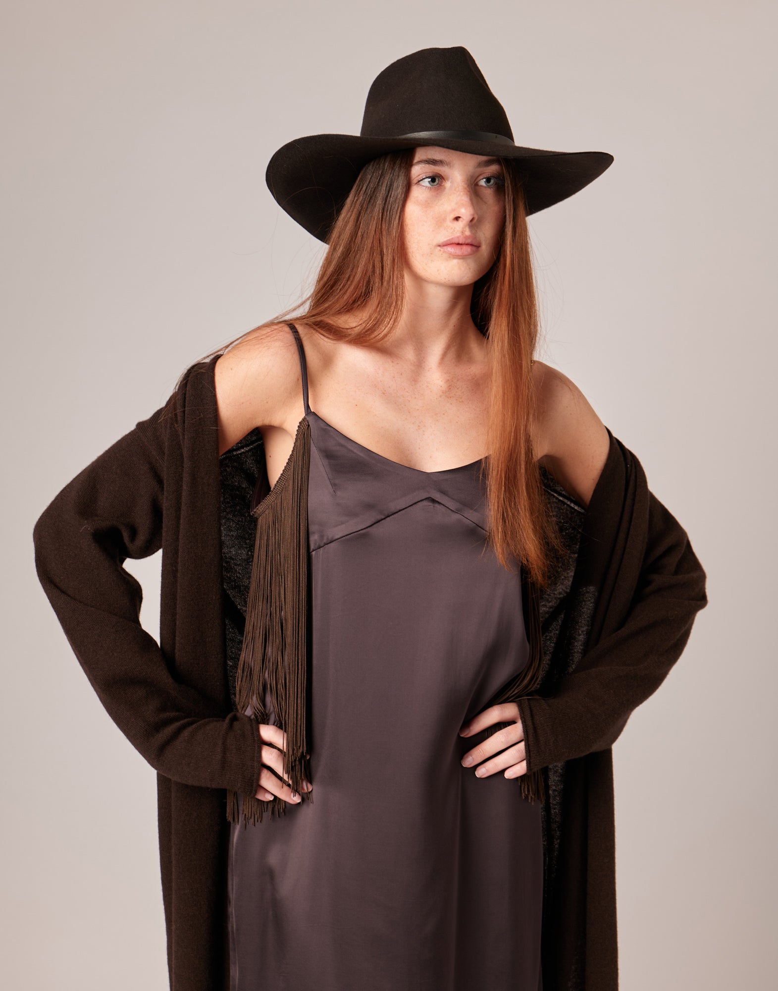 Feltro Cappello A Tesa Larga Outfit DOUUOD Cappello A Tesa Larga