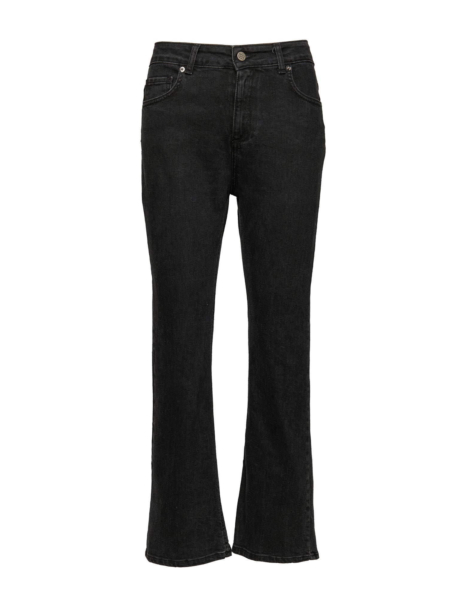 DOUUOD Jeans Lunghi a 5 Tasche in Denim Black