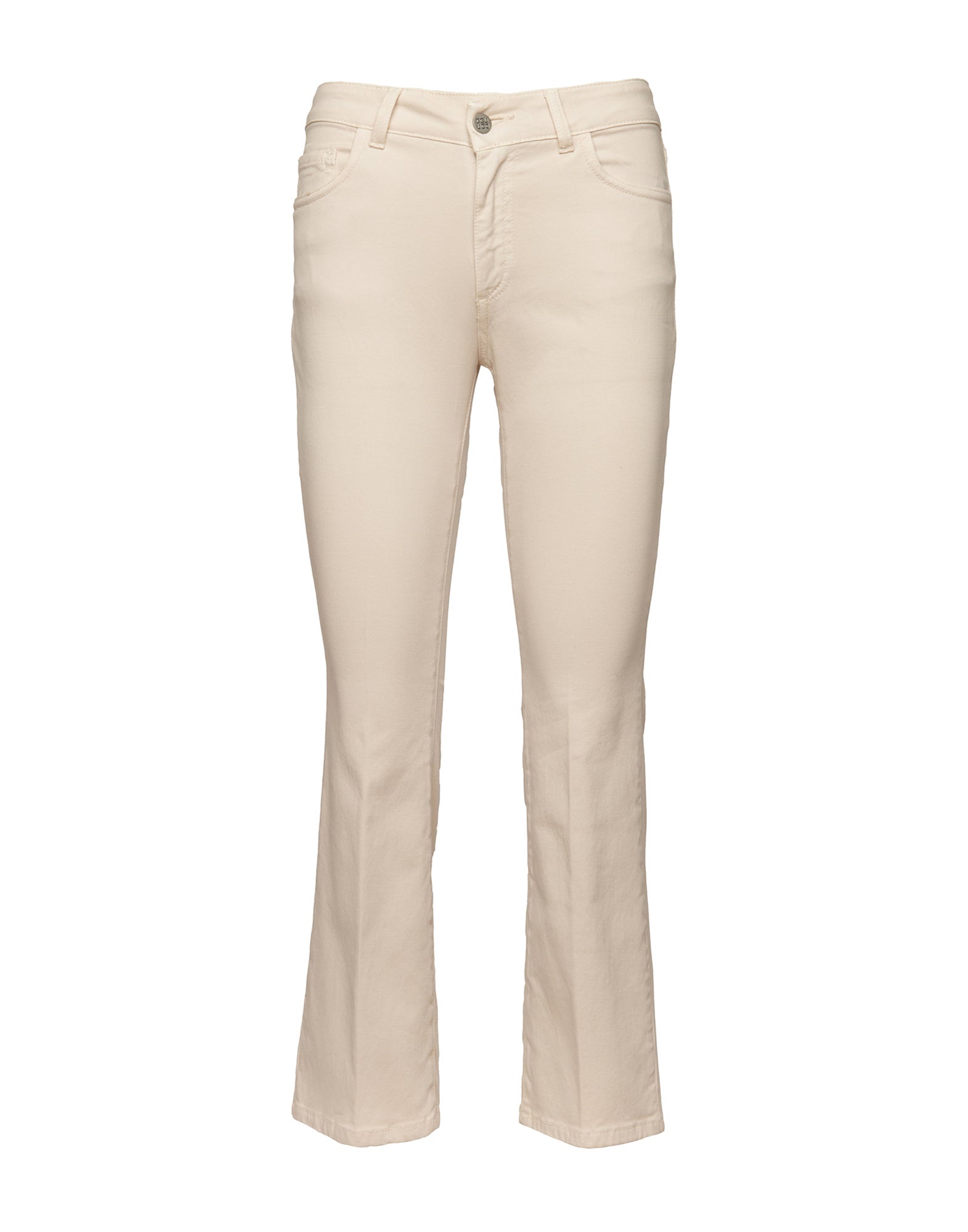 DOUUOD Pantaloni 5 Tasche in Drill Cotone Stretch Stucco