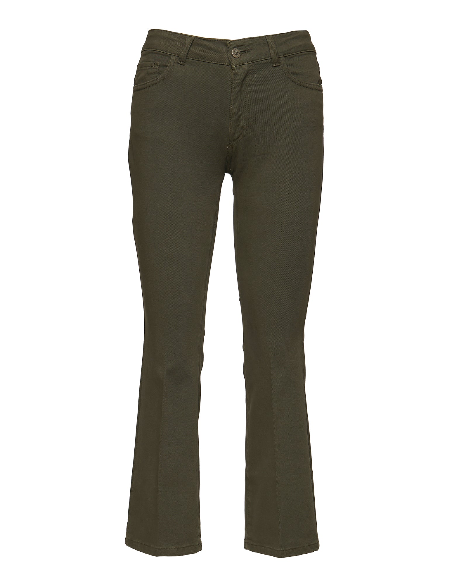 DOUUOD Pantaloni 5 Tasche Drill Cotone Stretch Militare