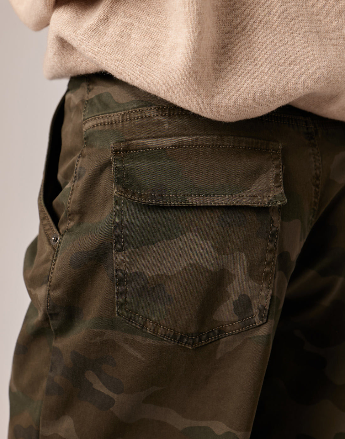 DOUUOD
Pantaloni Lunghi in Drill Cotone Stretch Camouflage