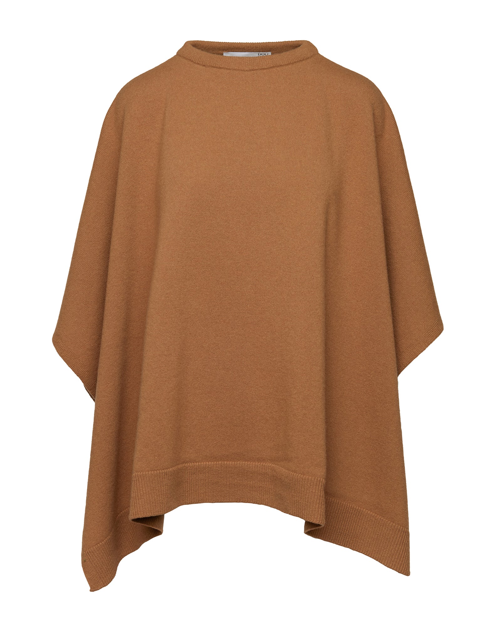 DOUUOD Mantella Ampia in Lana Extrafine/Cashmere Camel