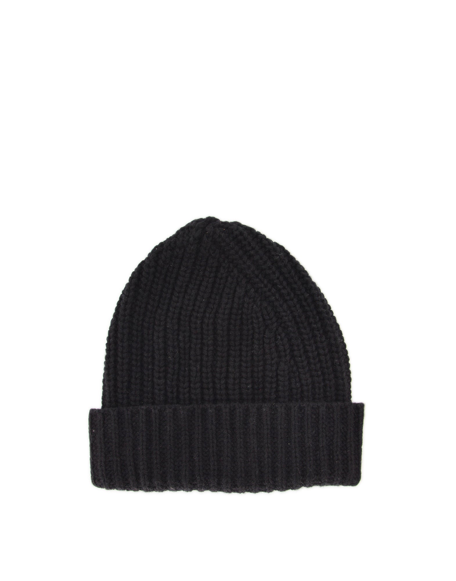 DOUUOD Berretto Over in Lana Cashmere Nero
