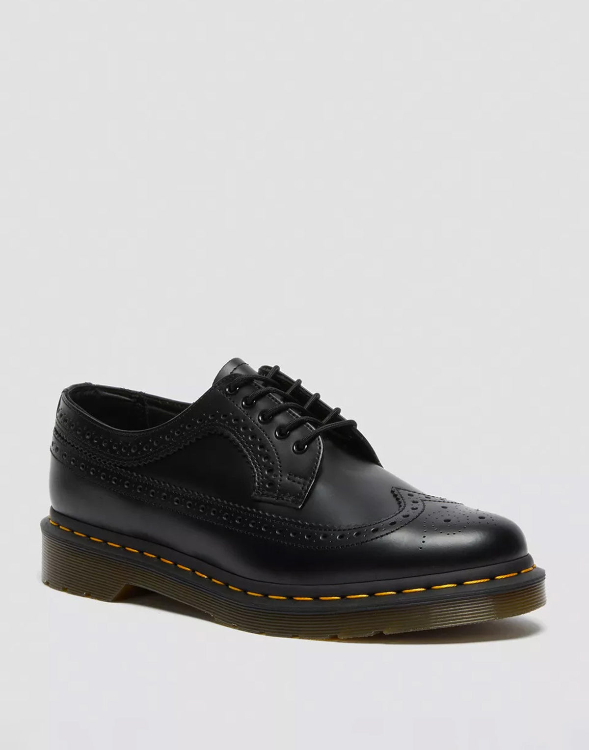 DR. MARTENS Francesine Brogue 3989 in Pelle Smooth Black