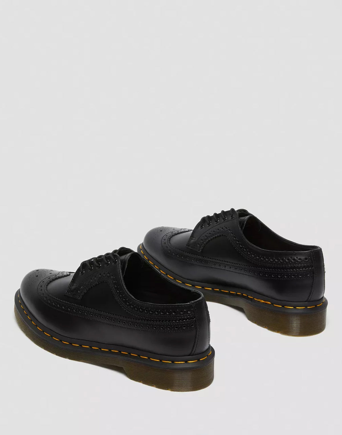 DR. MARTENS Francesine Brogue 3989 in Pelle Smooth Black