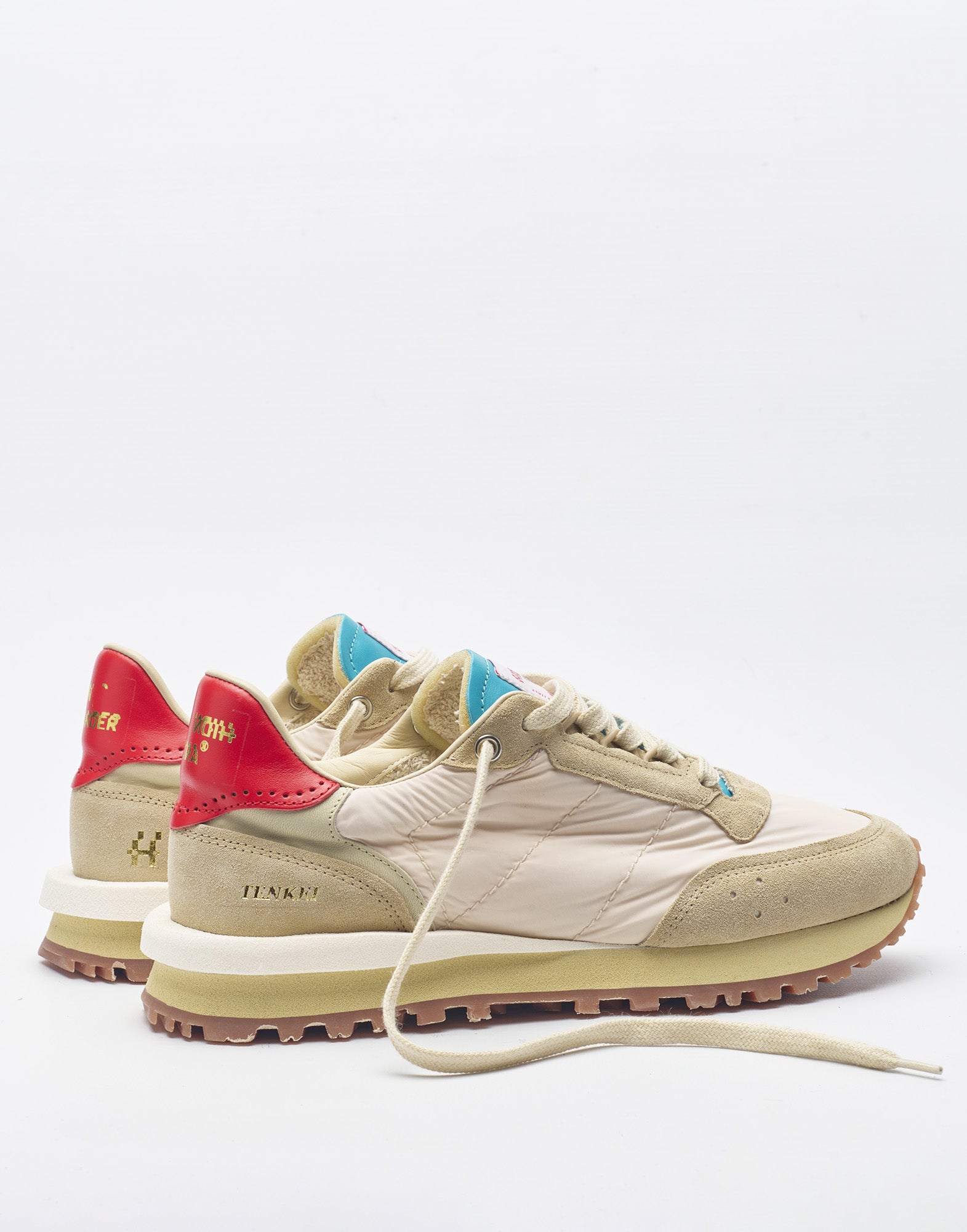 HIDNANDER Sneakers Tenkei Prime Cream/Red