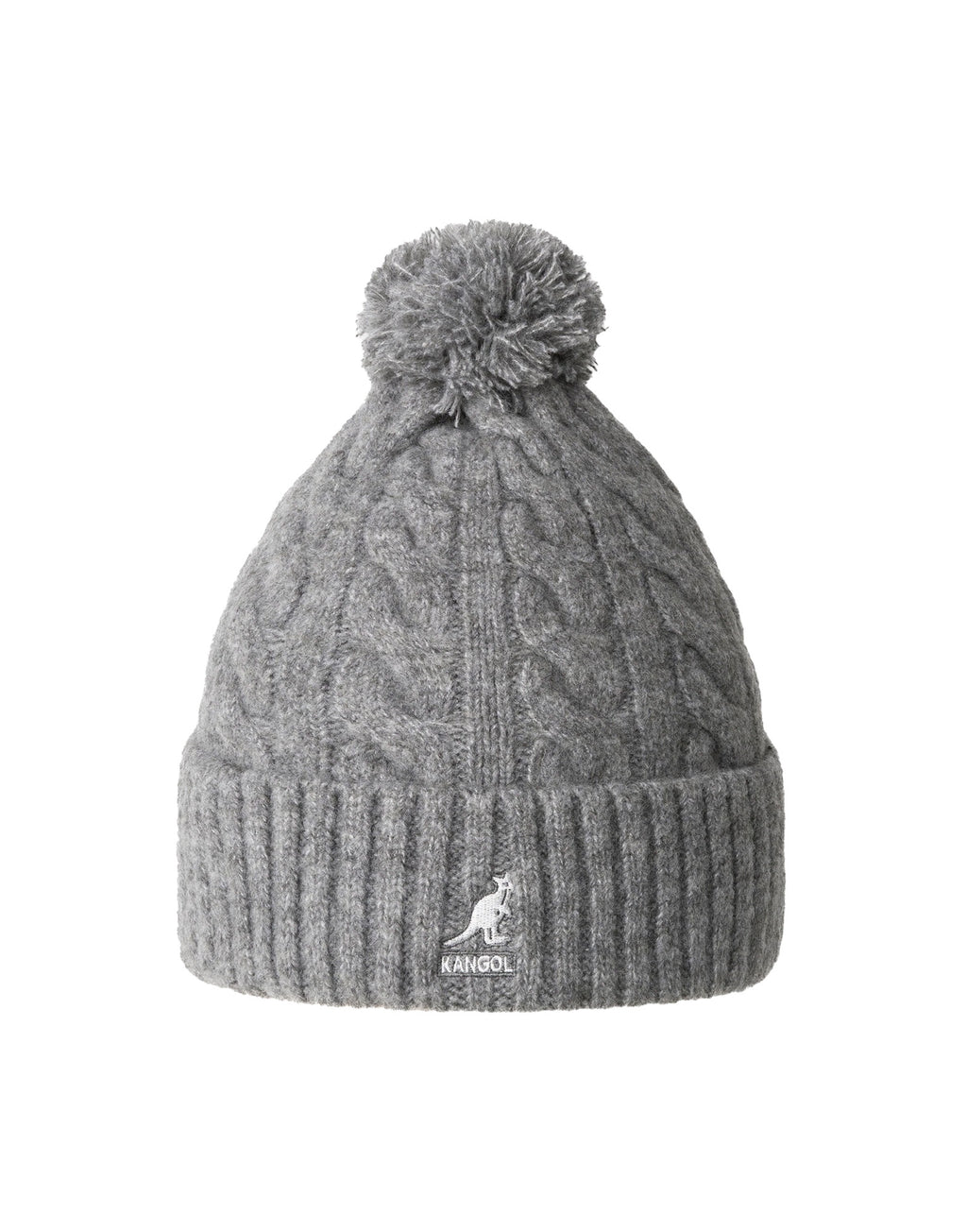 KANGOL Berretto con PomPom Grey