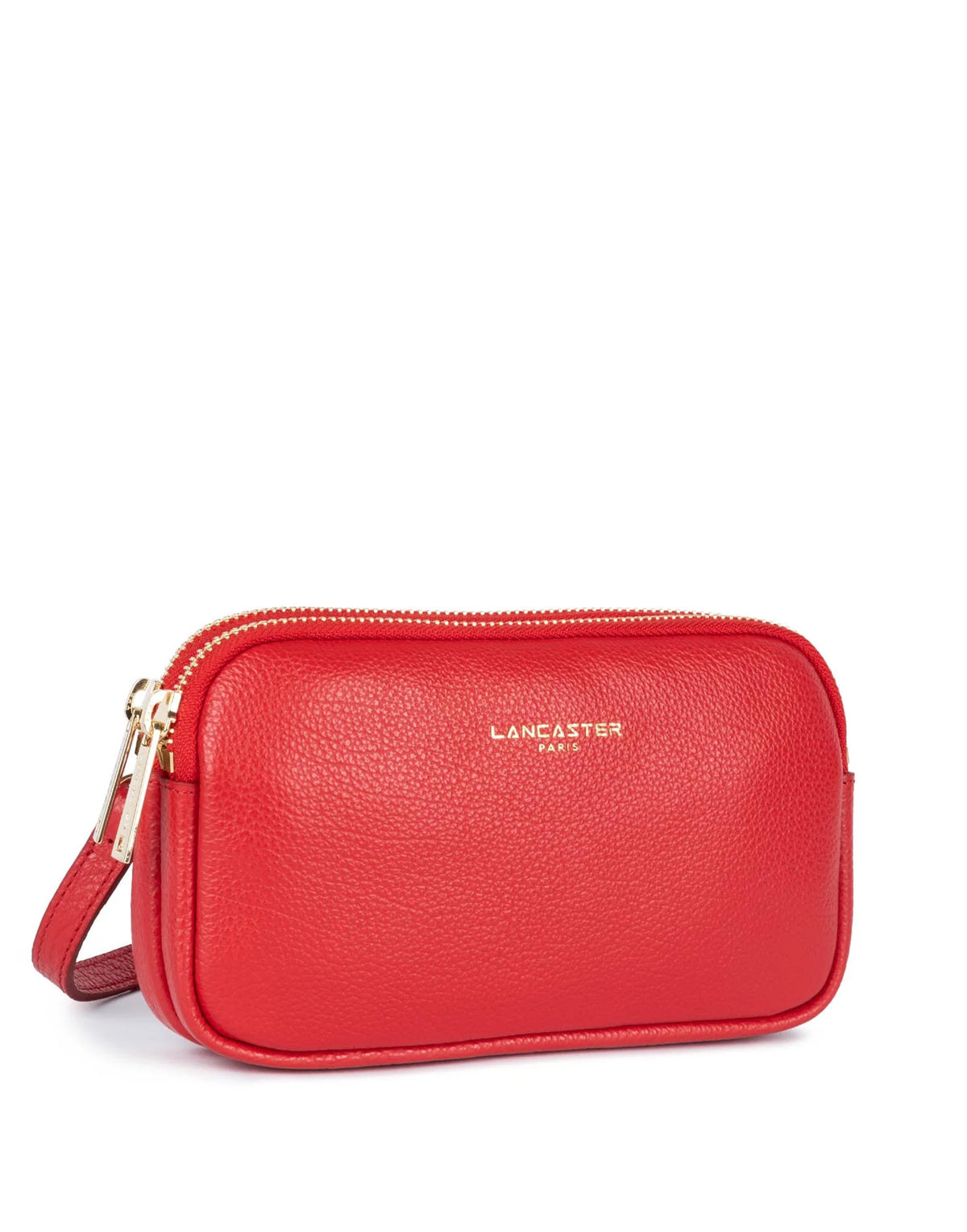 LANCASTER Pochette Double Dune Rouge
