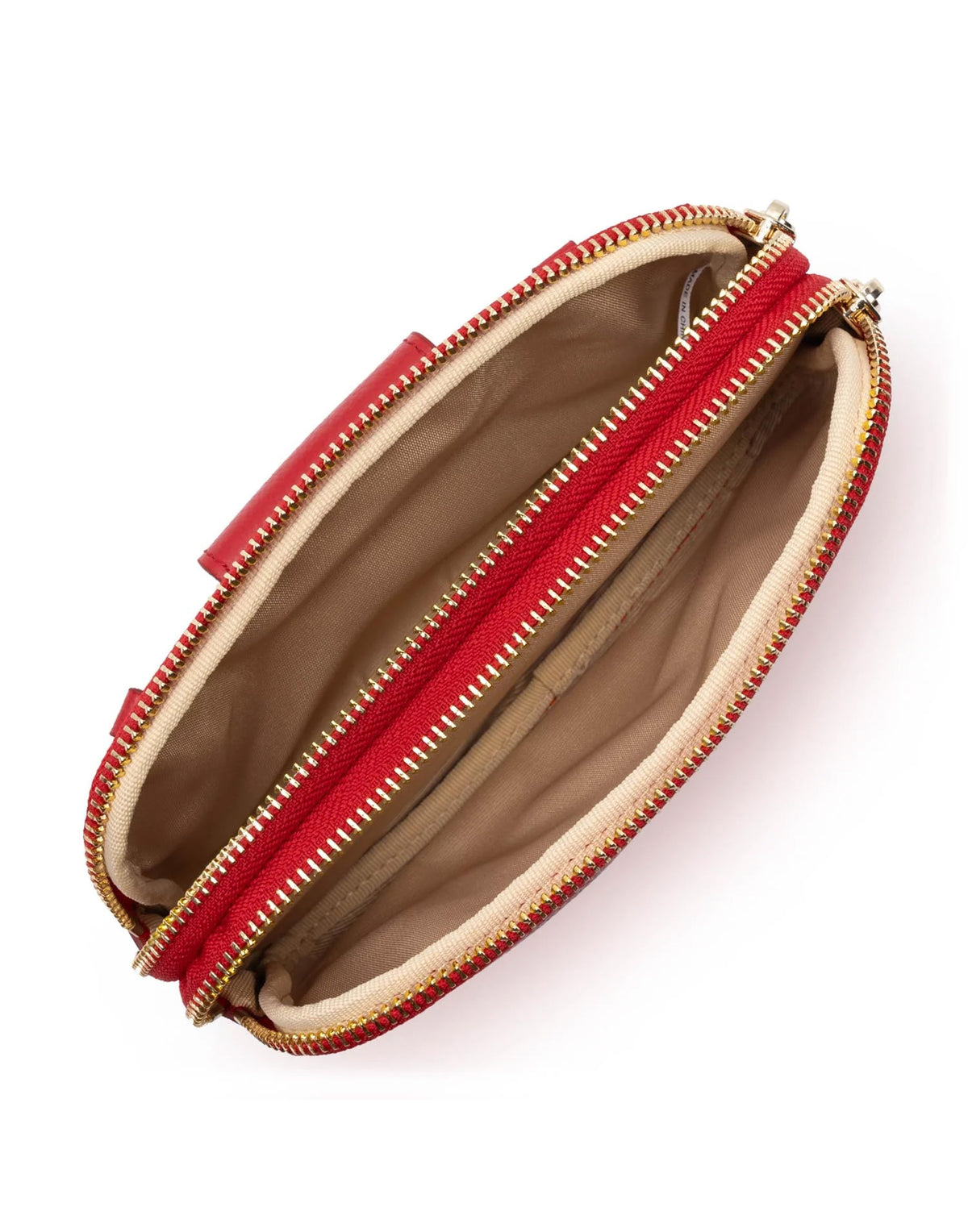 LANCASTER Pochette Double Dune Rouge