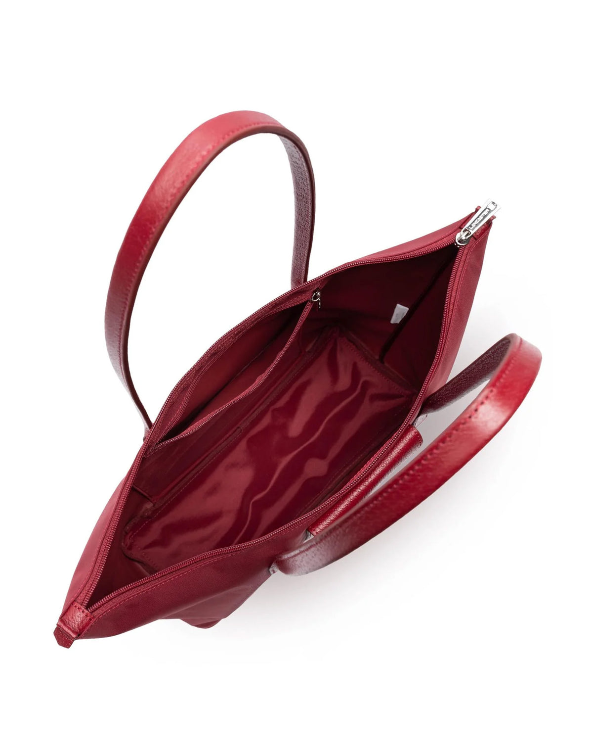 LANCASTER Grand sac bandoulière Smart KBA Carmin