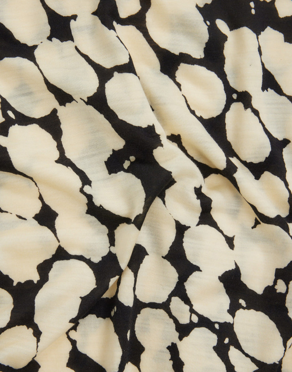 MAJESTIC FILATURES Camicia a Maniche Lunghe in Lyocel/Lana Vergine Noir/Milk