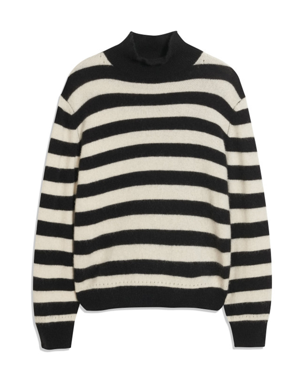 MAJESTIC FILATURES Maglione a Collo Alto in Raccoon