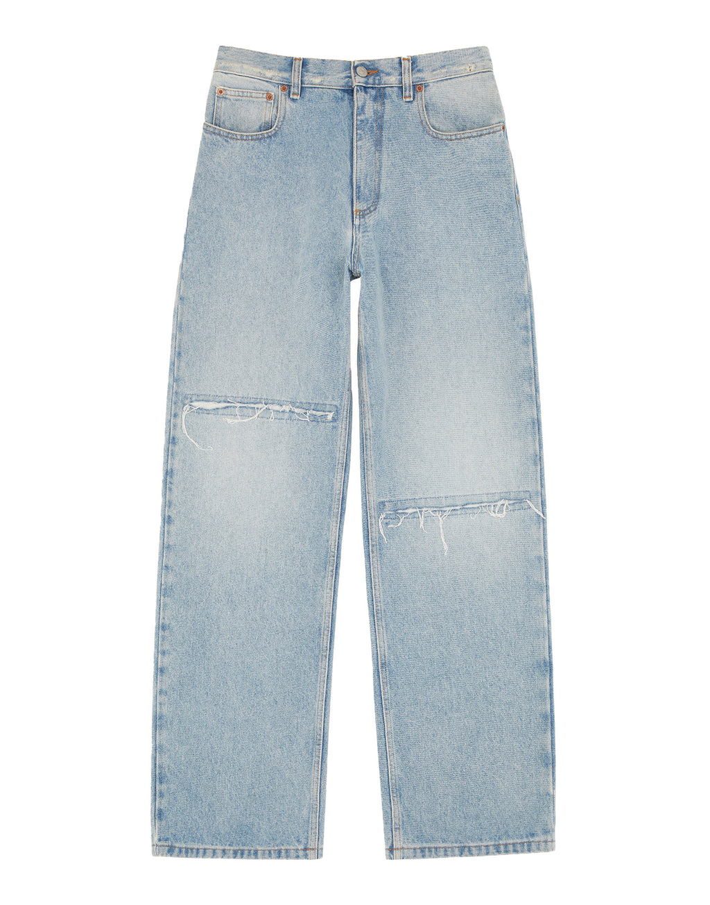 MM6 MAISON MARGIELA Denim 5 Tasche con Rotture
