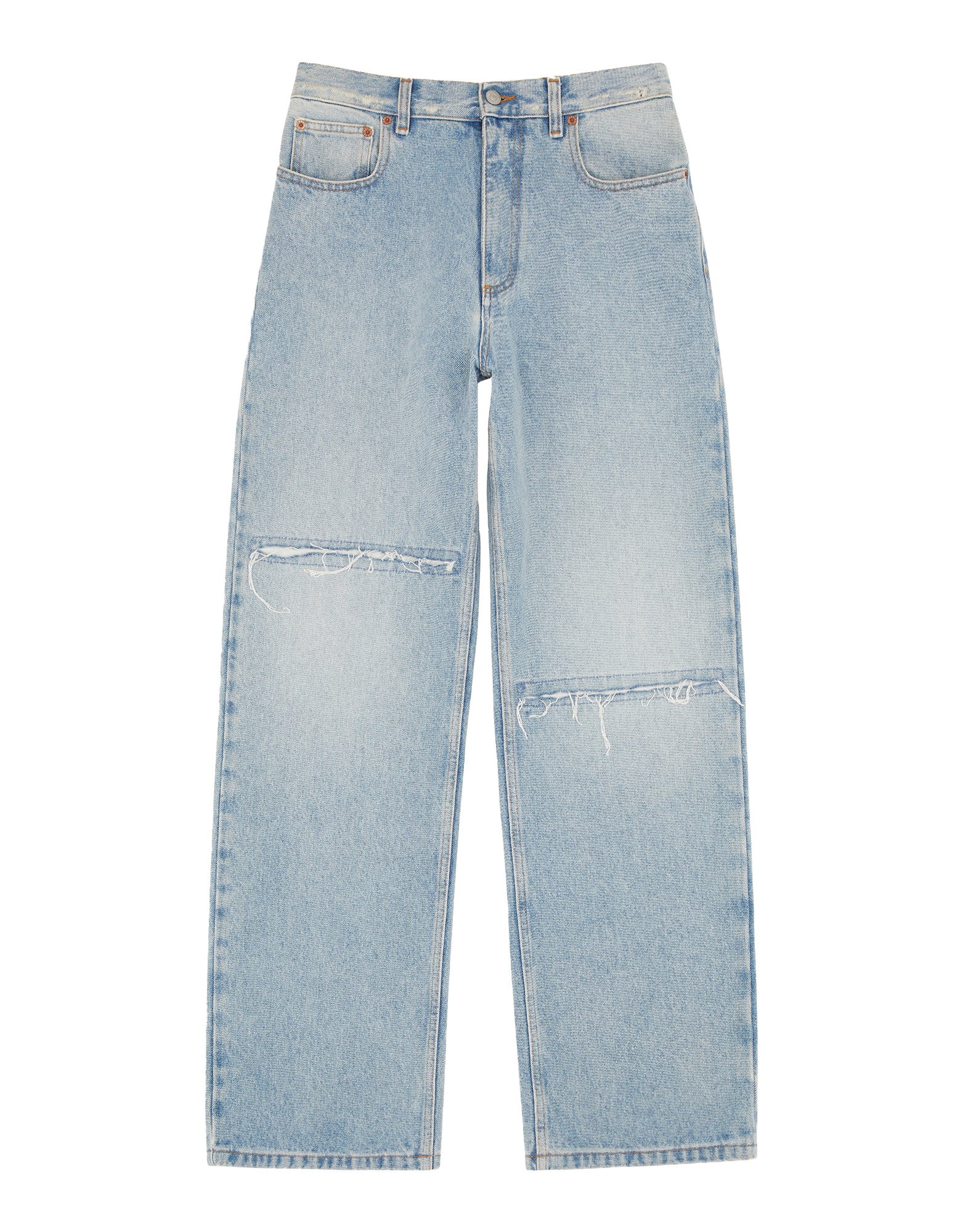 MM6 MAISON MARGIELA Denim 5 Tasche con Rotture