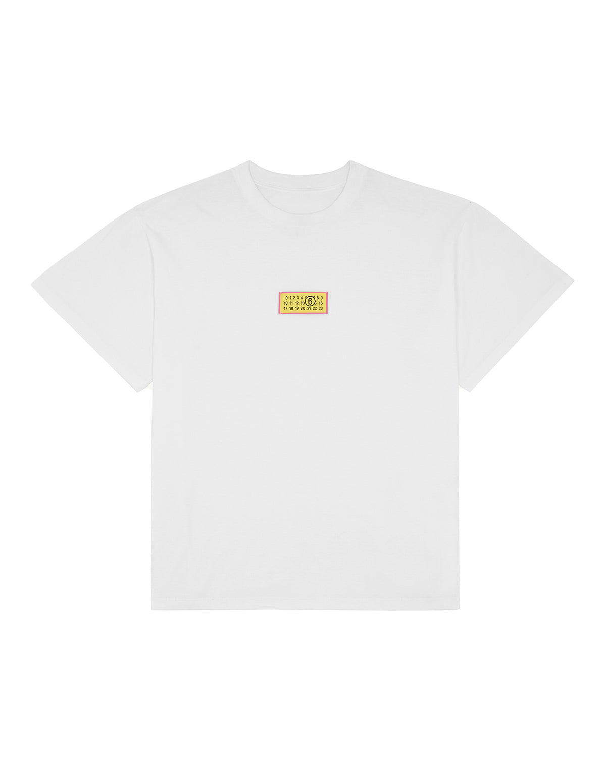 MM6 MAISON MARGIELA T-shirt con Numeric Signature Optic White