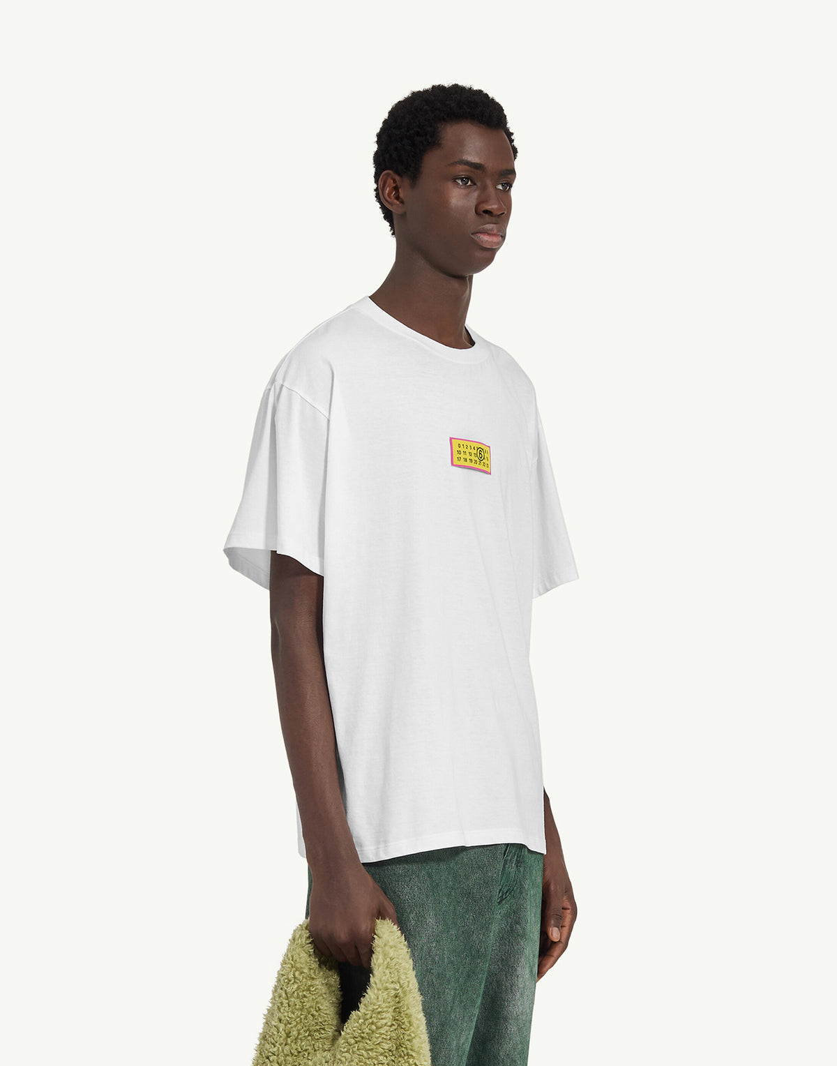 MM6 MAISON MARGIELA T-shirt con Numeric Signature Optic White