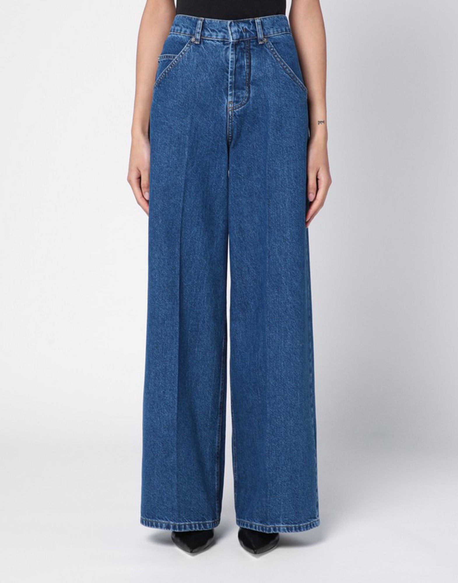 PHILOSOPHY Jeans Ampio in Blu Denim