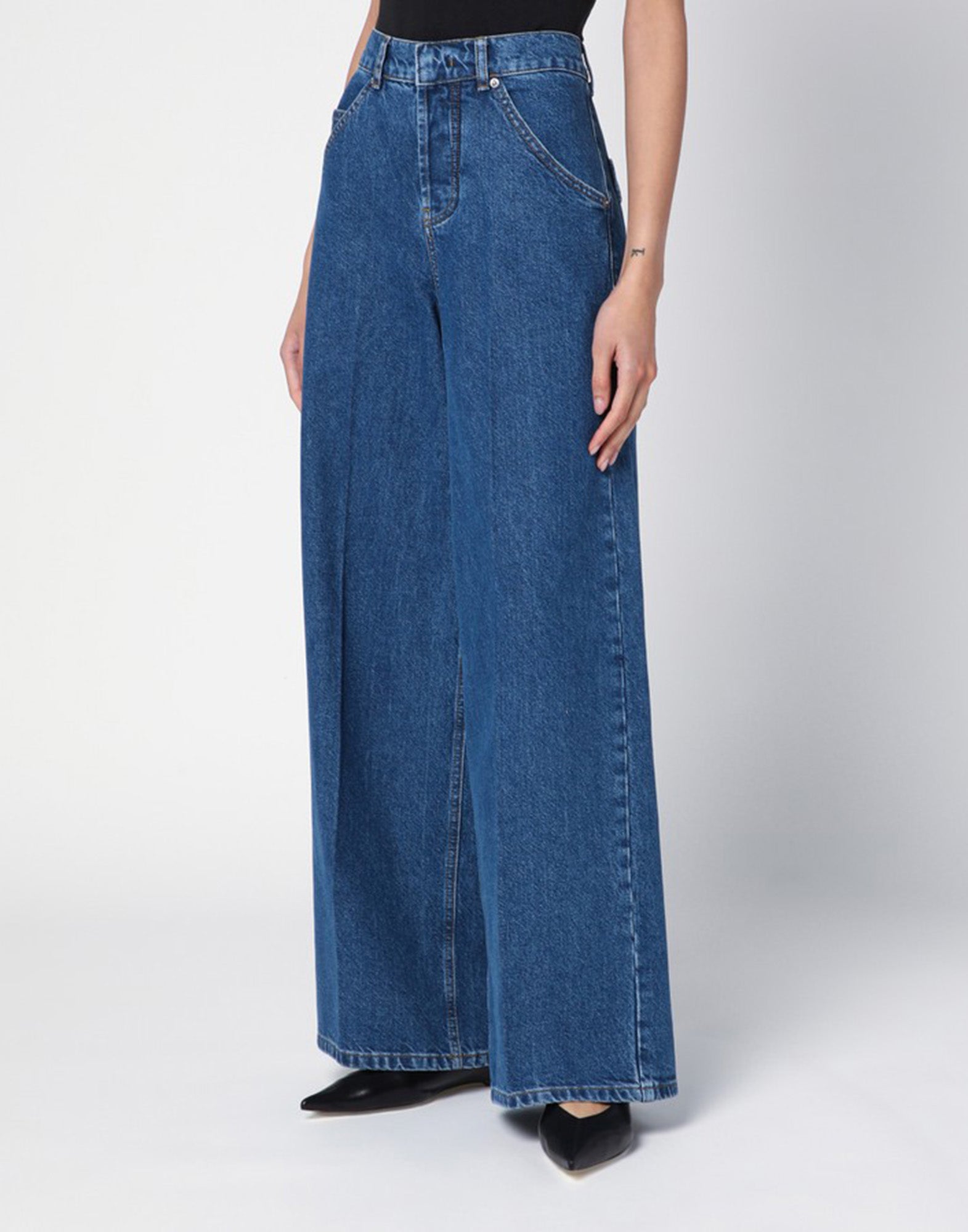 PHILOSOPHY Jeans Ampio in Blu Denim