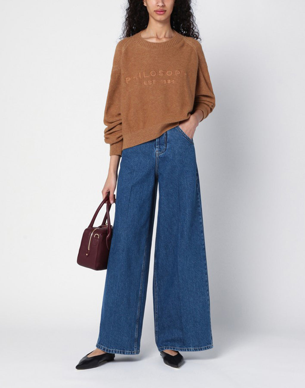 PHILOSOPHY Jeans Ampio in Blu Denim