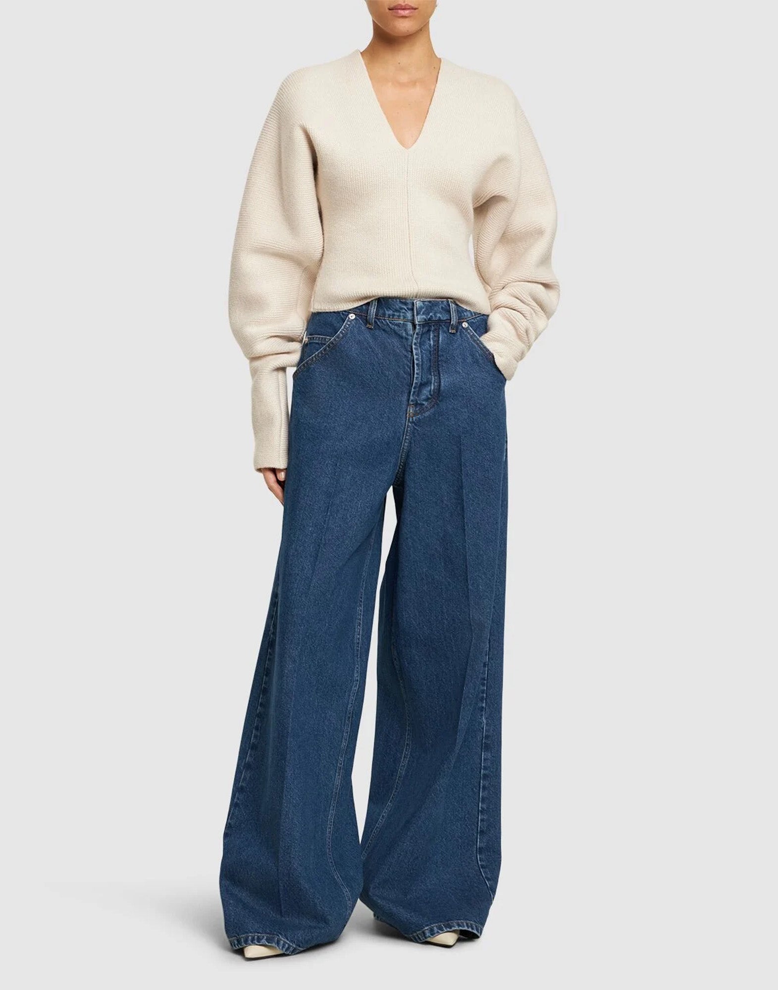 PHILOSOPHY Jeans Ampio in Blu Denim