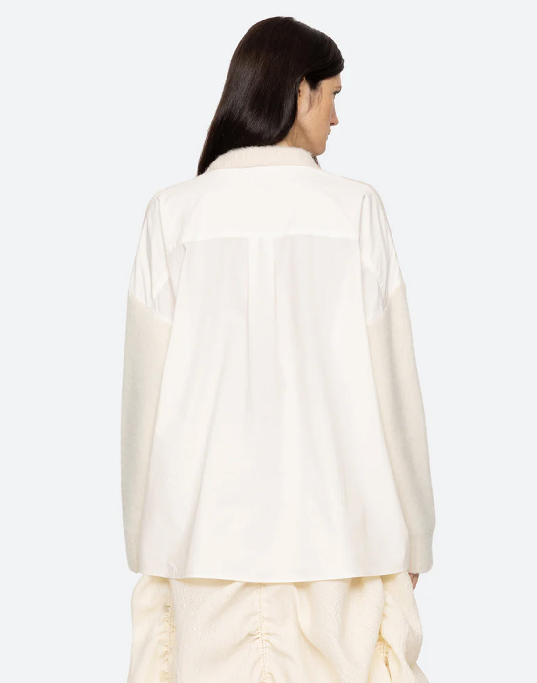SEA NY Maglione Mixed Devana Bianco