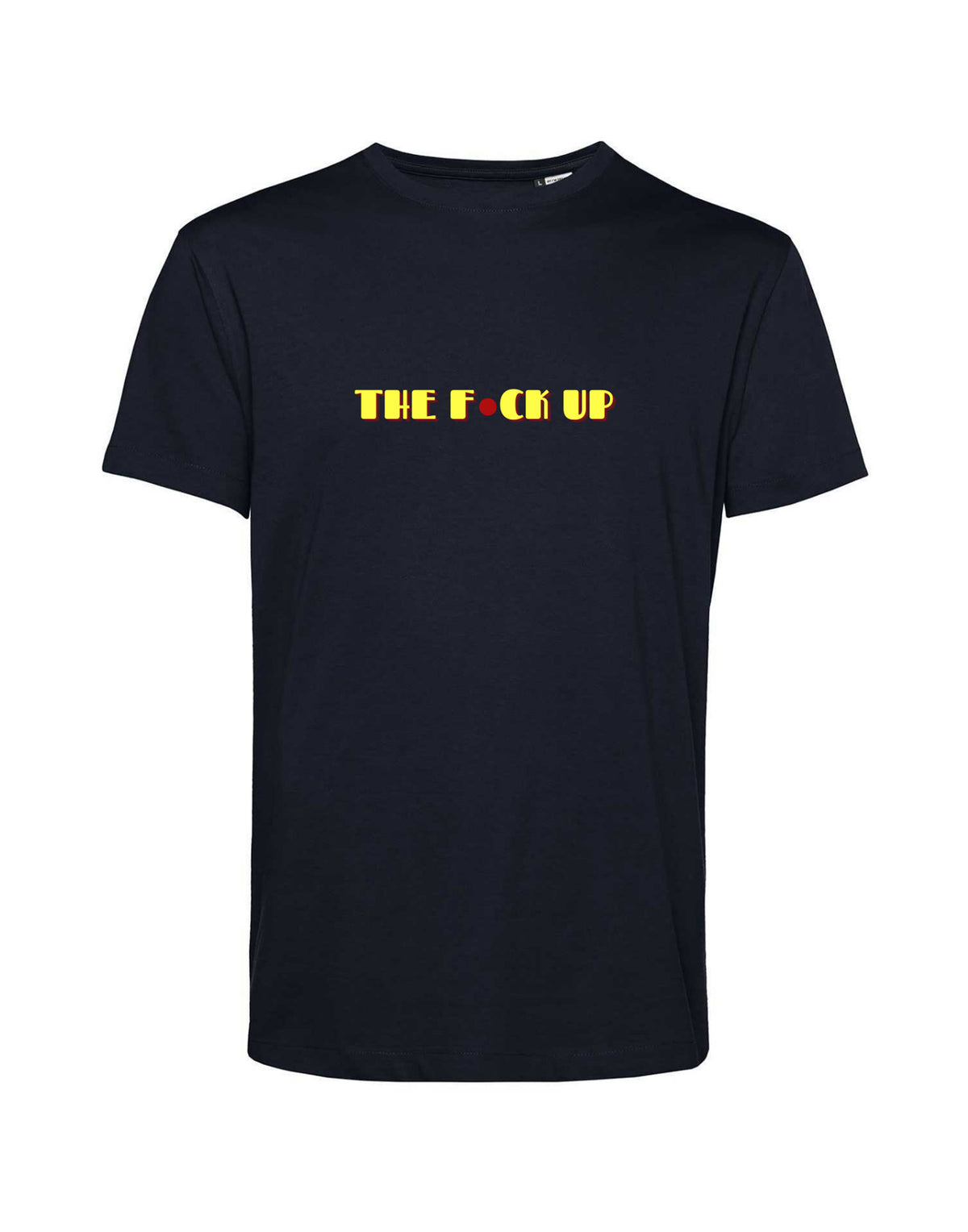 T-shirt STAND UP à manches courtes bleu marine avec imprimé