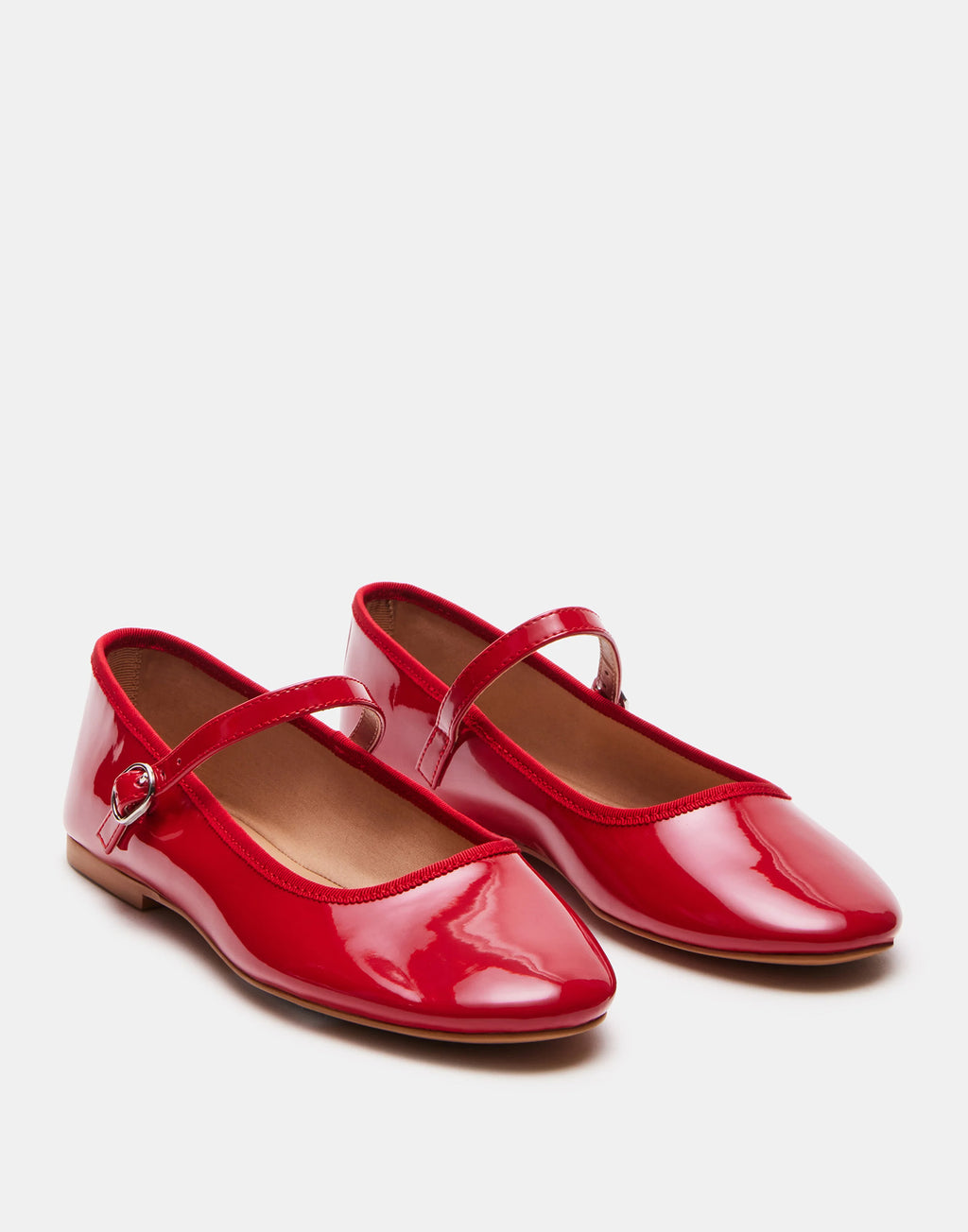 STEVE MADDEN Ballerine Vinetta in Vernice Rossa