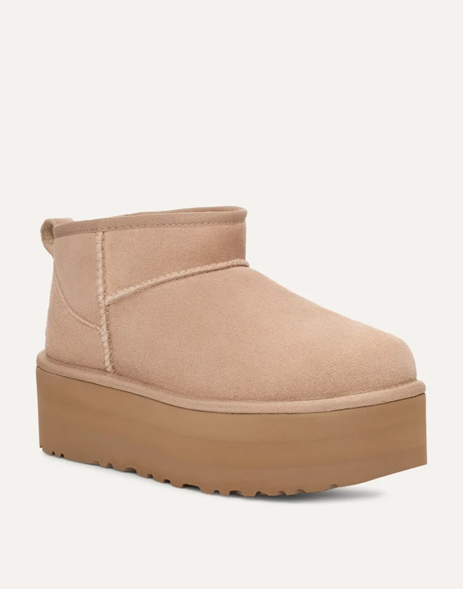 UGG Stivali Classic Ultra Mini Platform Sand