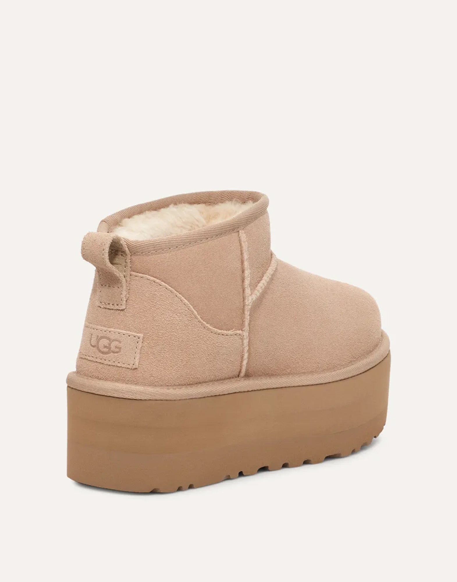 UGG Stivali Classic Ultra Mini Platform Sand