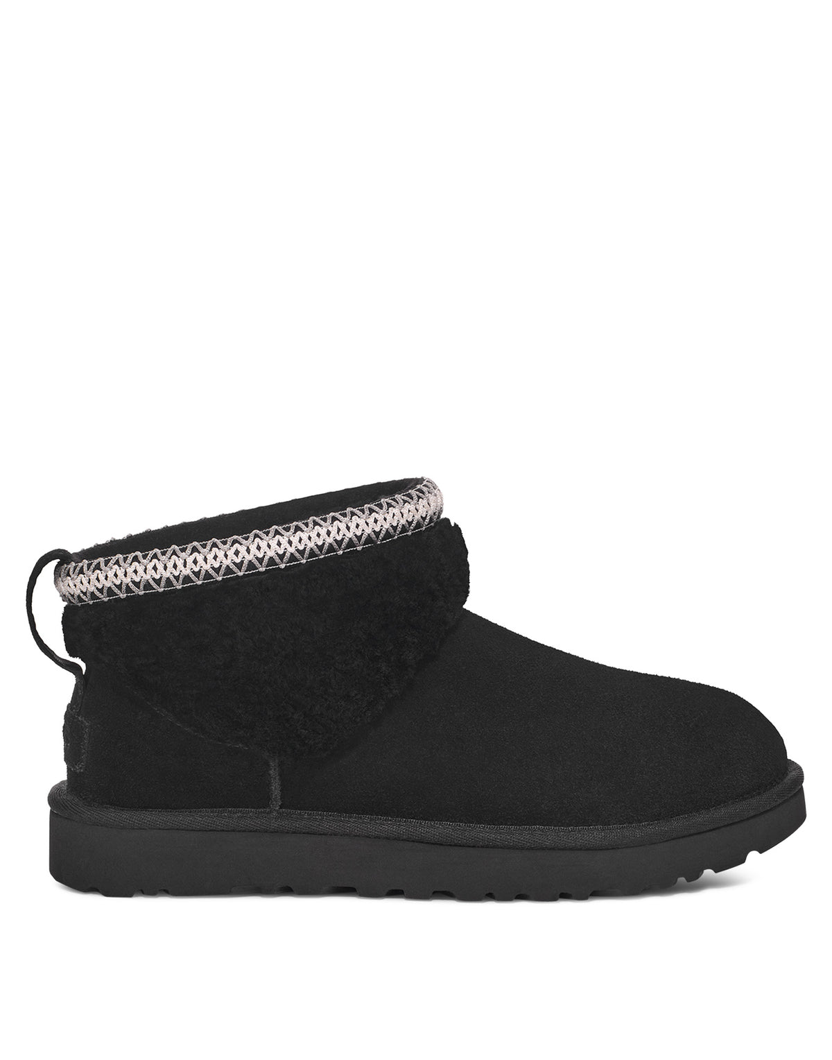 UGG Bottines Classic Ultra Mini Maxi Curly Noir