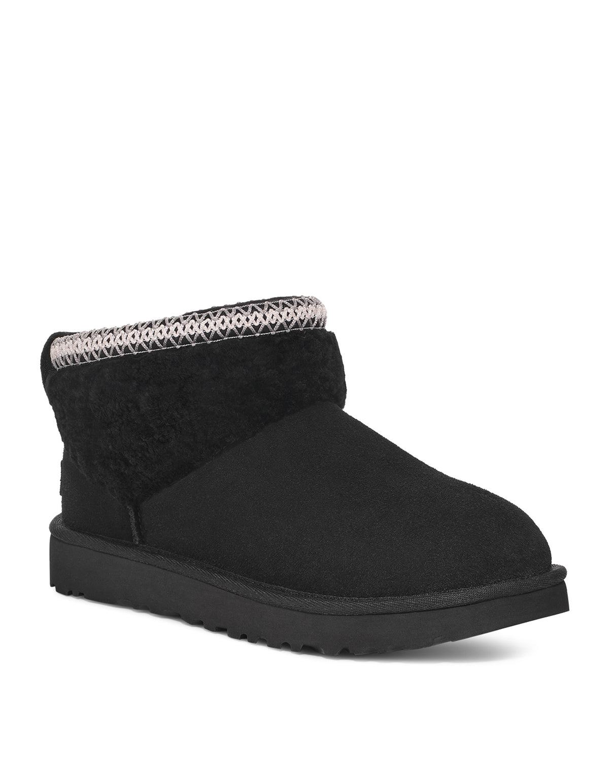 UGG Bottines Classic Ultra Mini Maxi Curly Noir