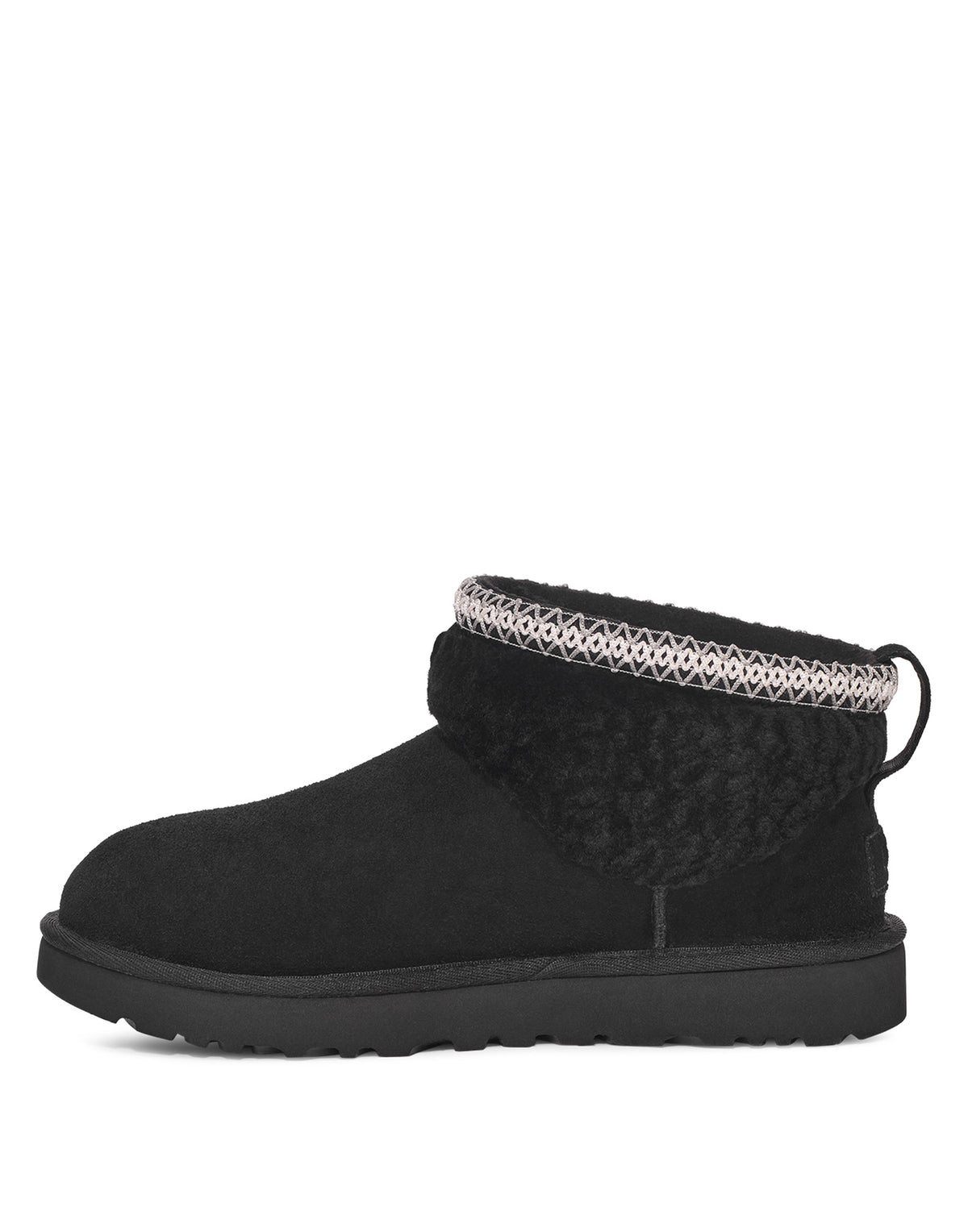UGG Bottines Classic Ultra Mini Maxi Curly Noir