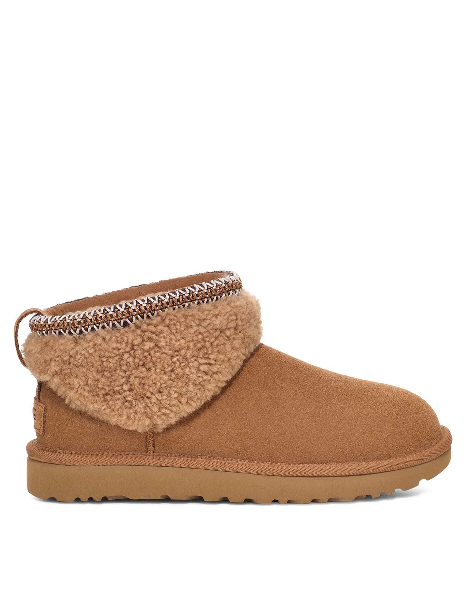 UGG Stivaletti Classic Ultra Mini Maxi Curly Chestnut