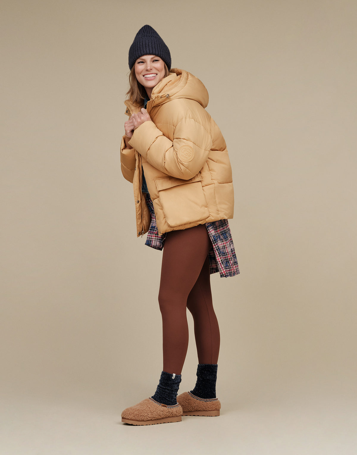 UGG Slip-On Tasman Maxi Curly Chestnut