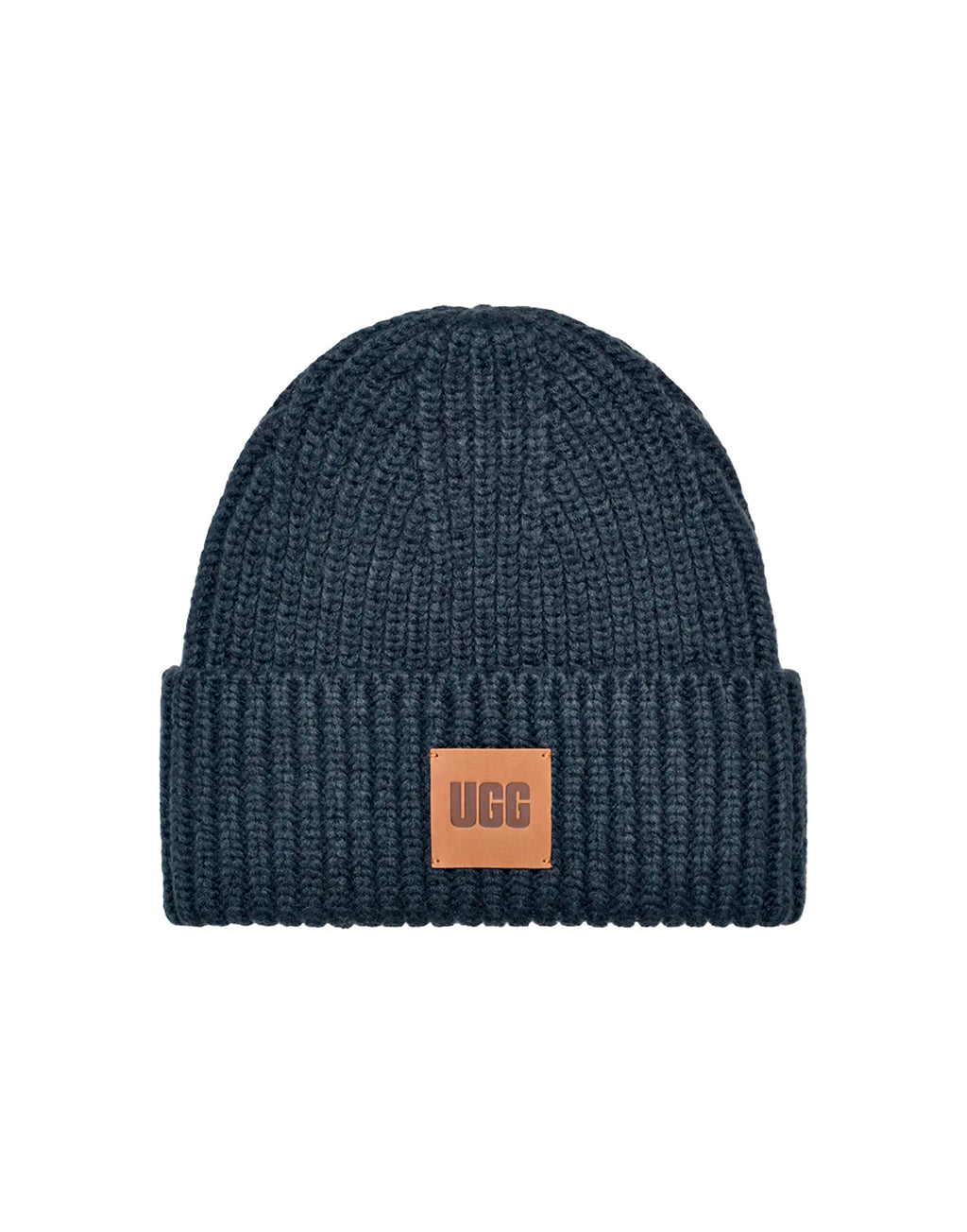 UGG Berretto a Coste in Maglia Gossa Navy
