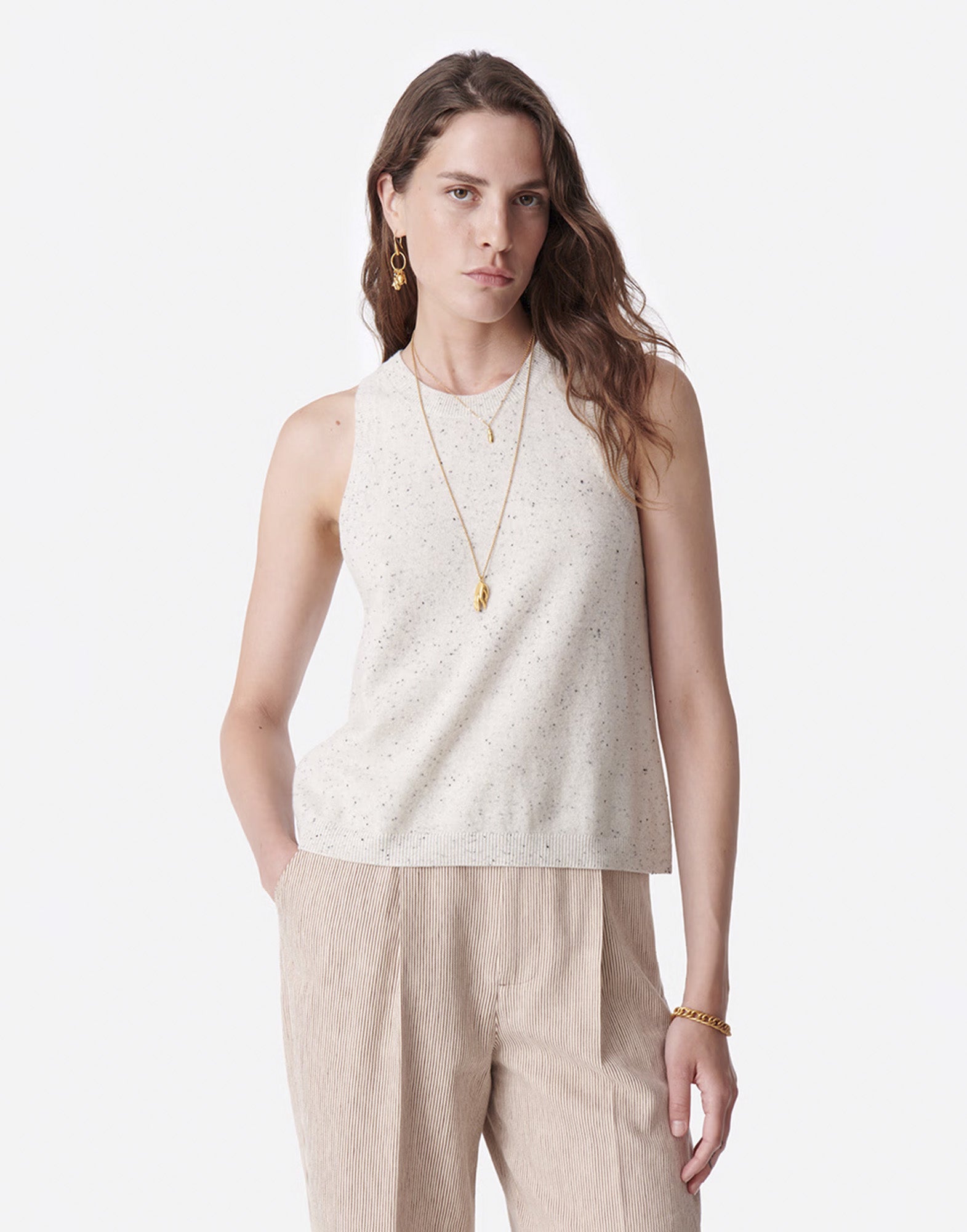 VANESSA BRUNO Canotta Désirée in Lana Merino Nuage