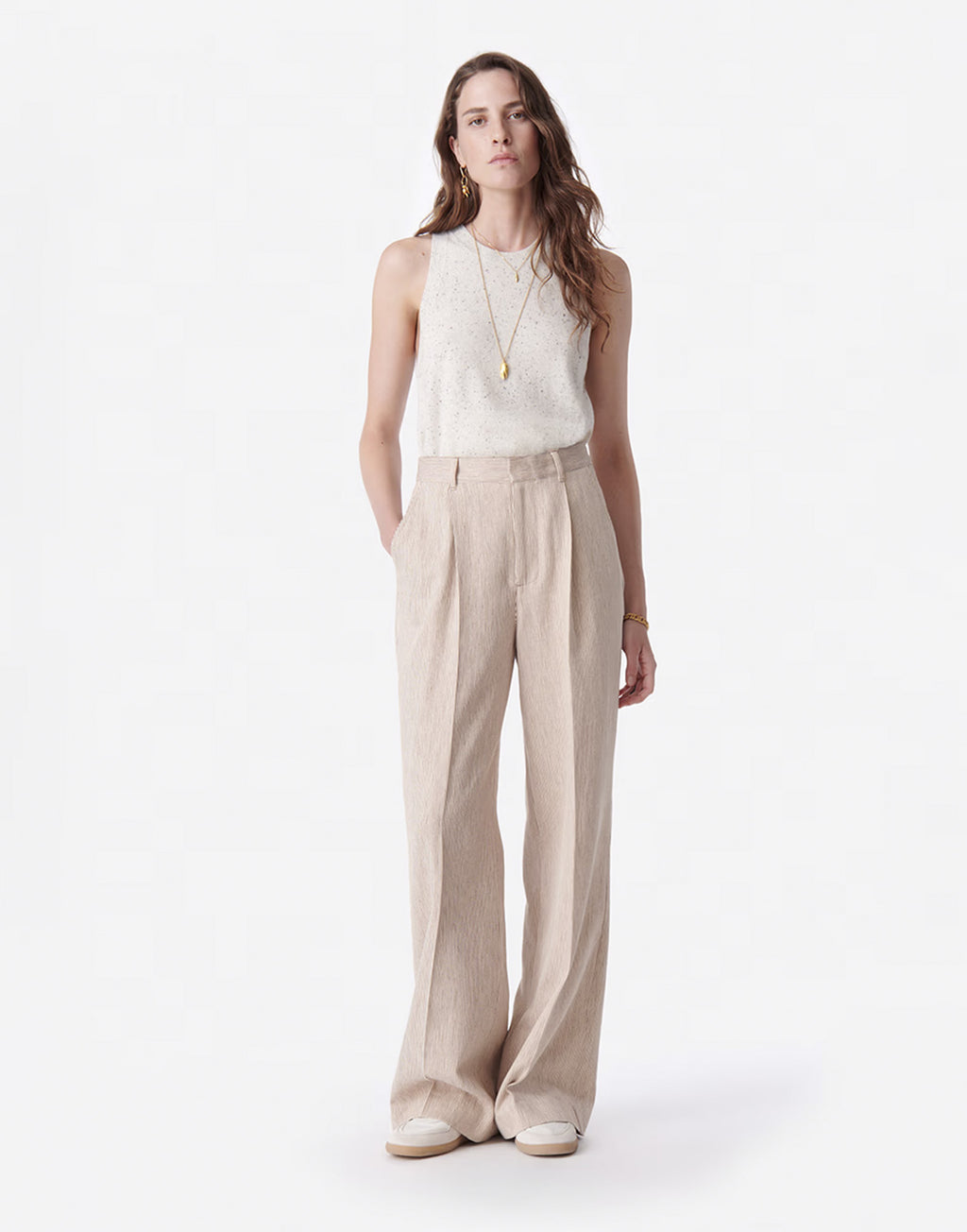 VANESSA BRUNO Canotta Désirée in Lana Merino Nuage