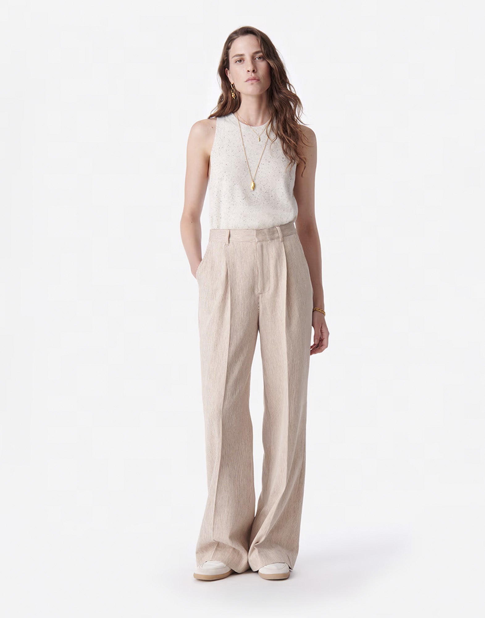 VANESSA BRUNO Canotta Désirée in Lana Merino Nuage