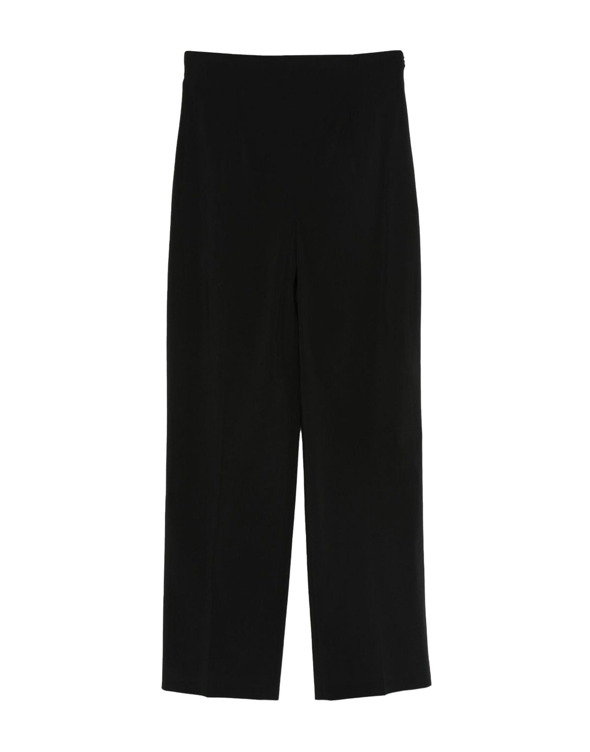ALBERTA FERRETTI Pantalone Classico in Misto Lana Vergine Nero