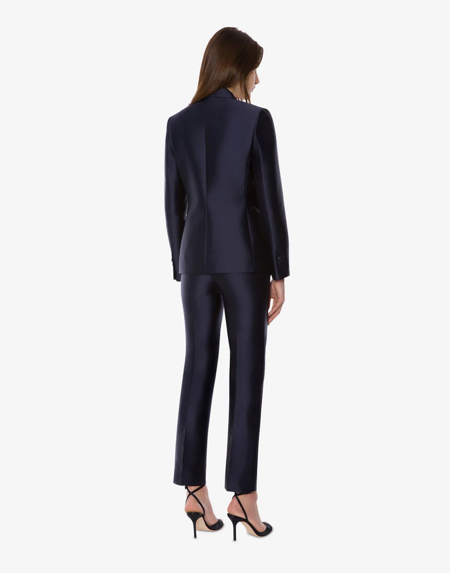 ALBERTA FERRETTI Giacca da Sera in Mikado Blu