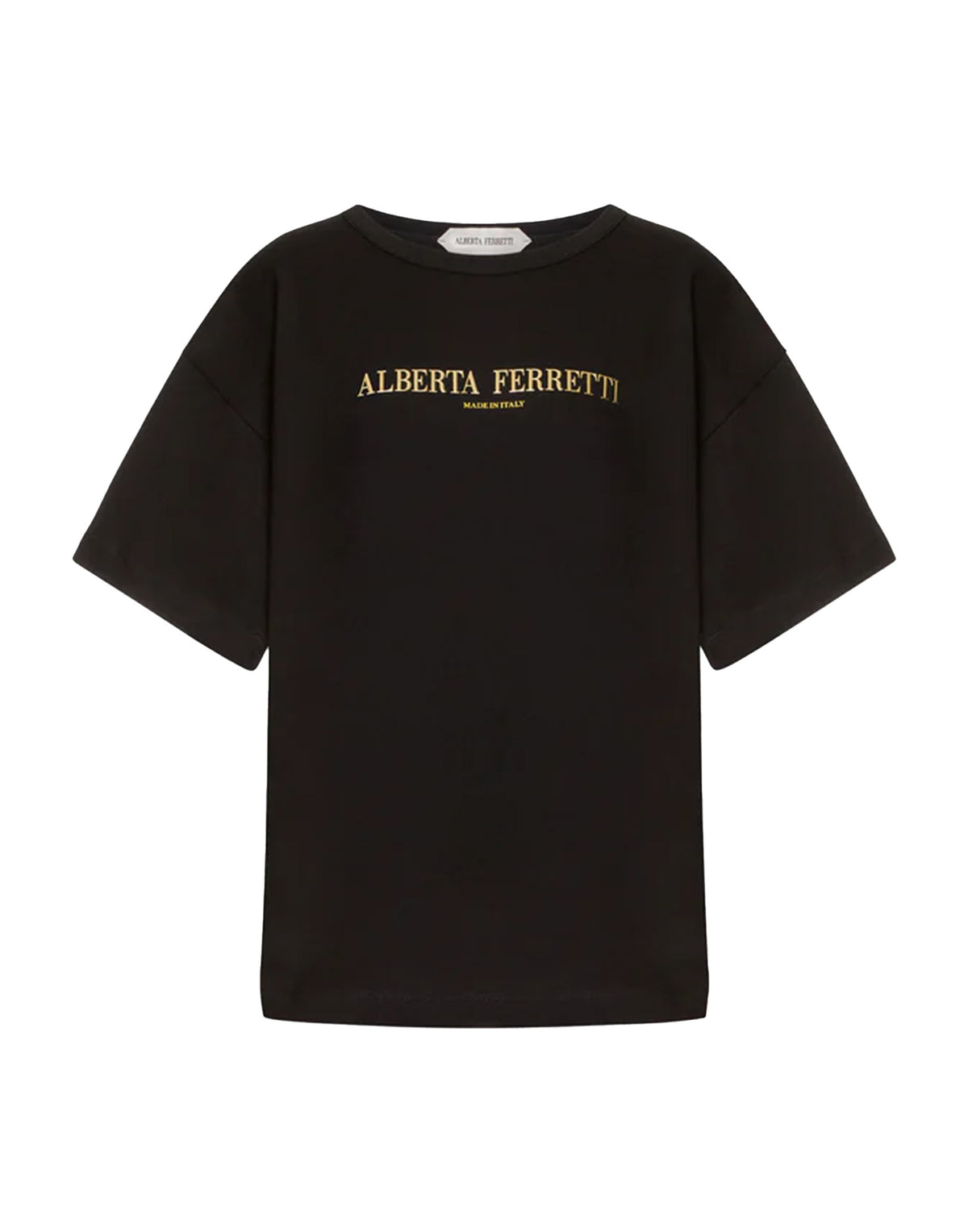 ALBERTA FERRETTI T-shirt Boxy in Jersey con Logo
Nera