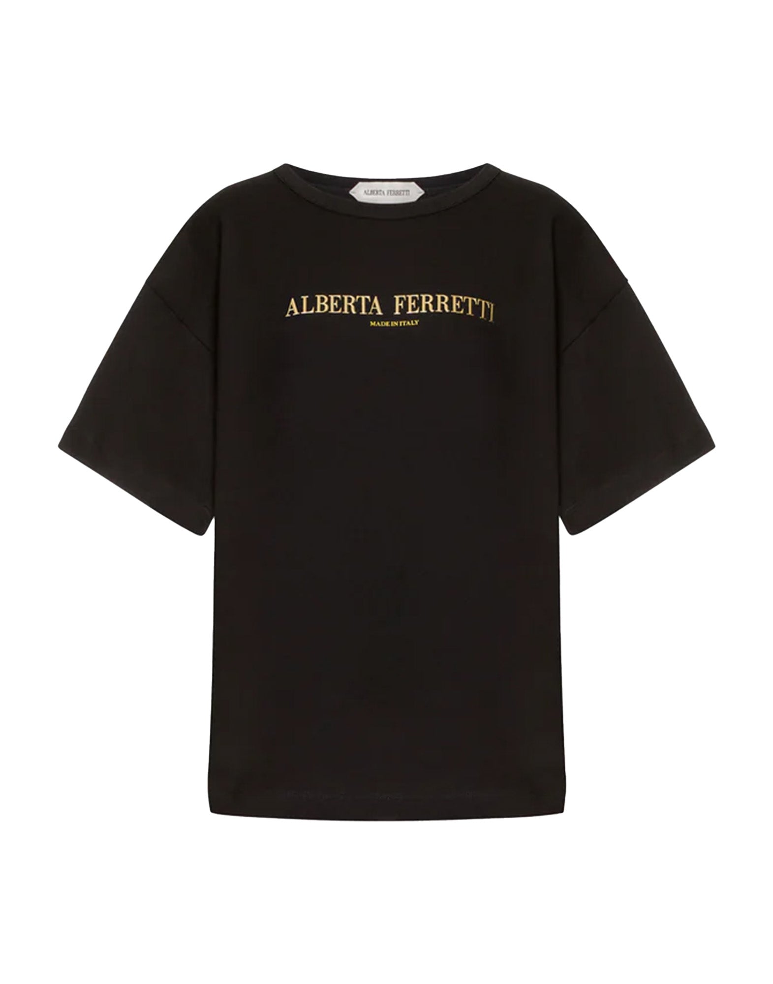 ALBERTA FERRETTI T-shirt Boxy in Jersey con Logo
Nera
