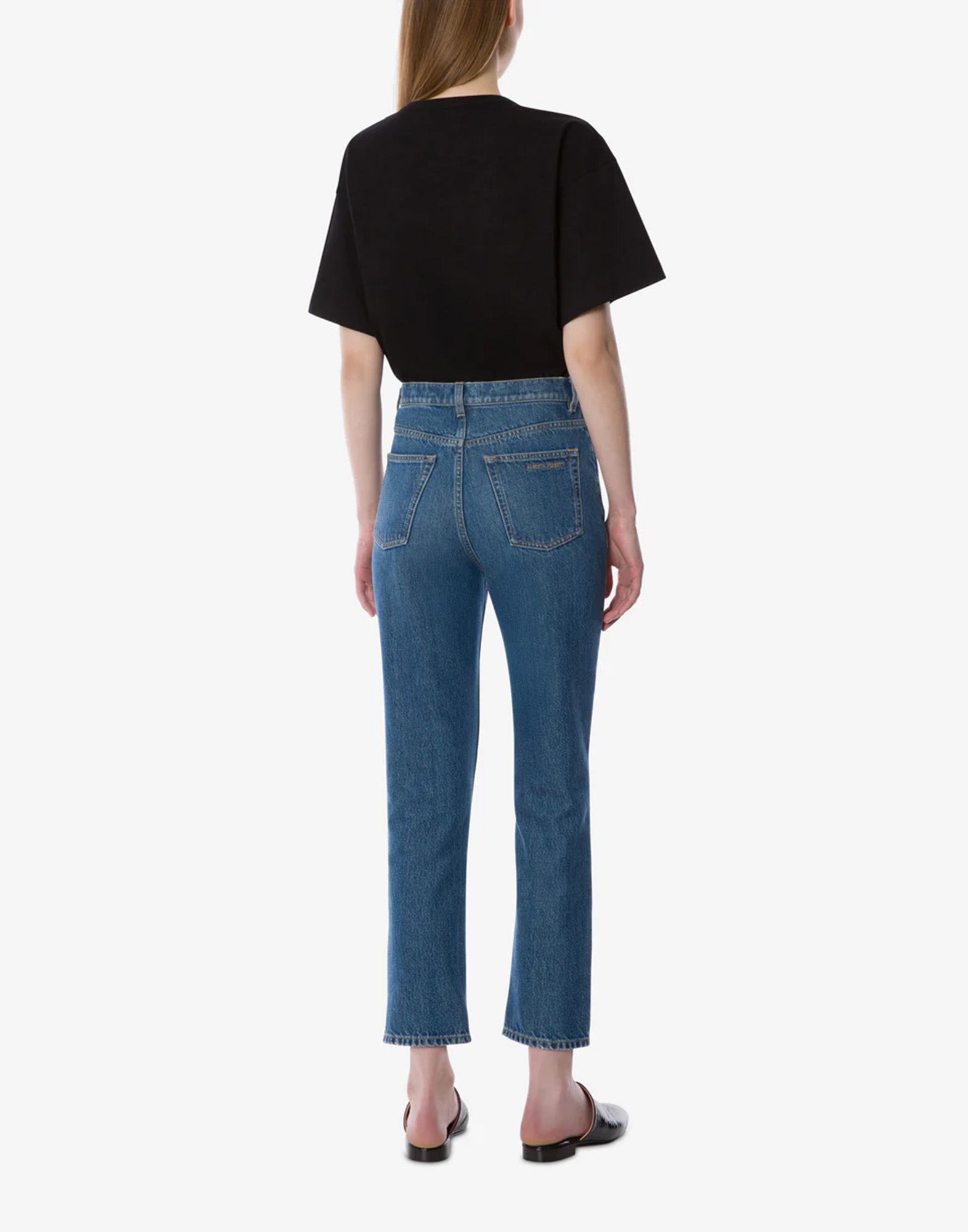 ALBERTA FERRETTI T-shirt Boxy in Jersey con Logo
Nera