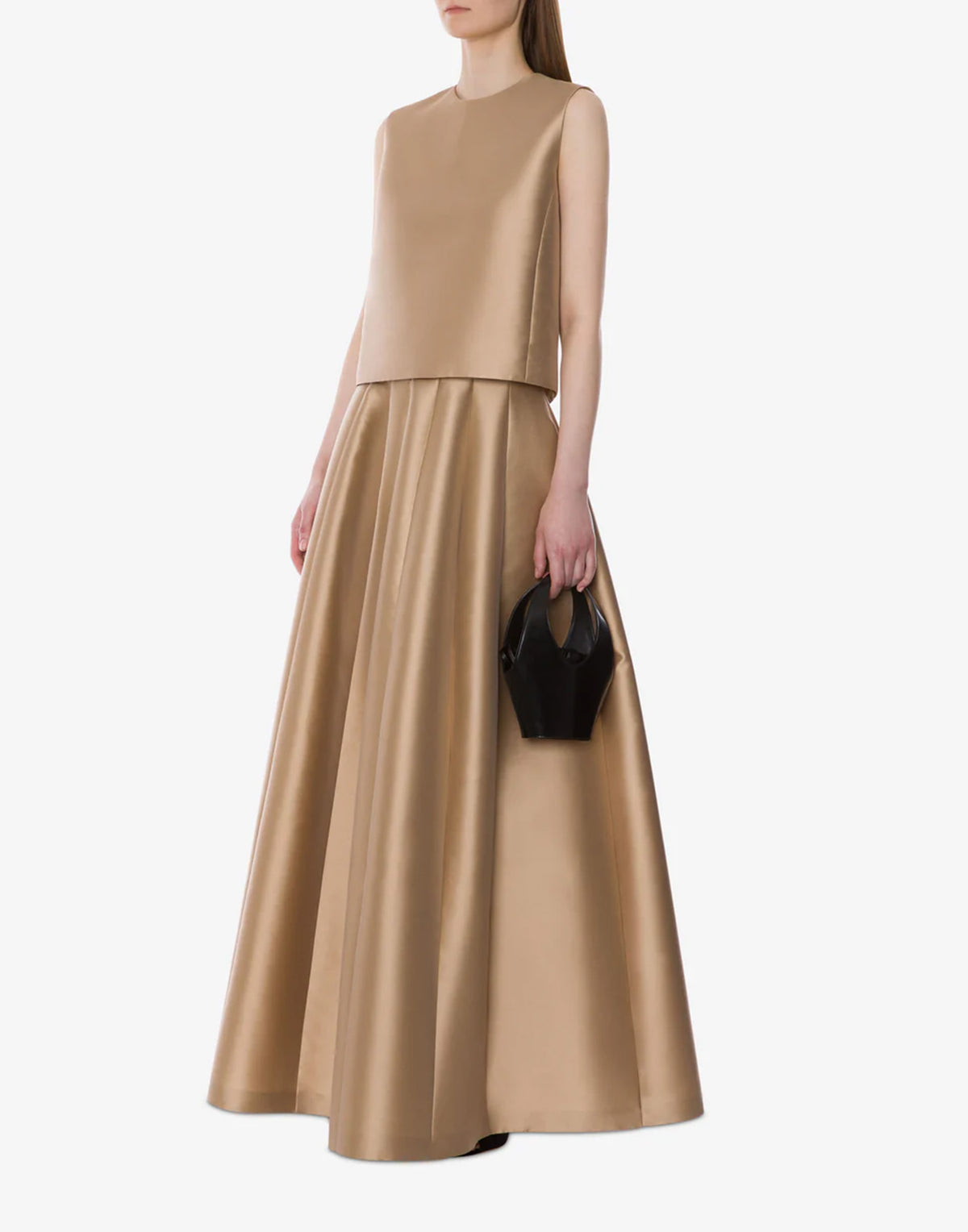 ALBERTA FERRETTI Top in Mikado Beige