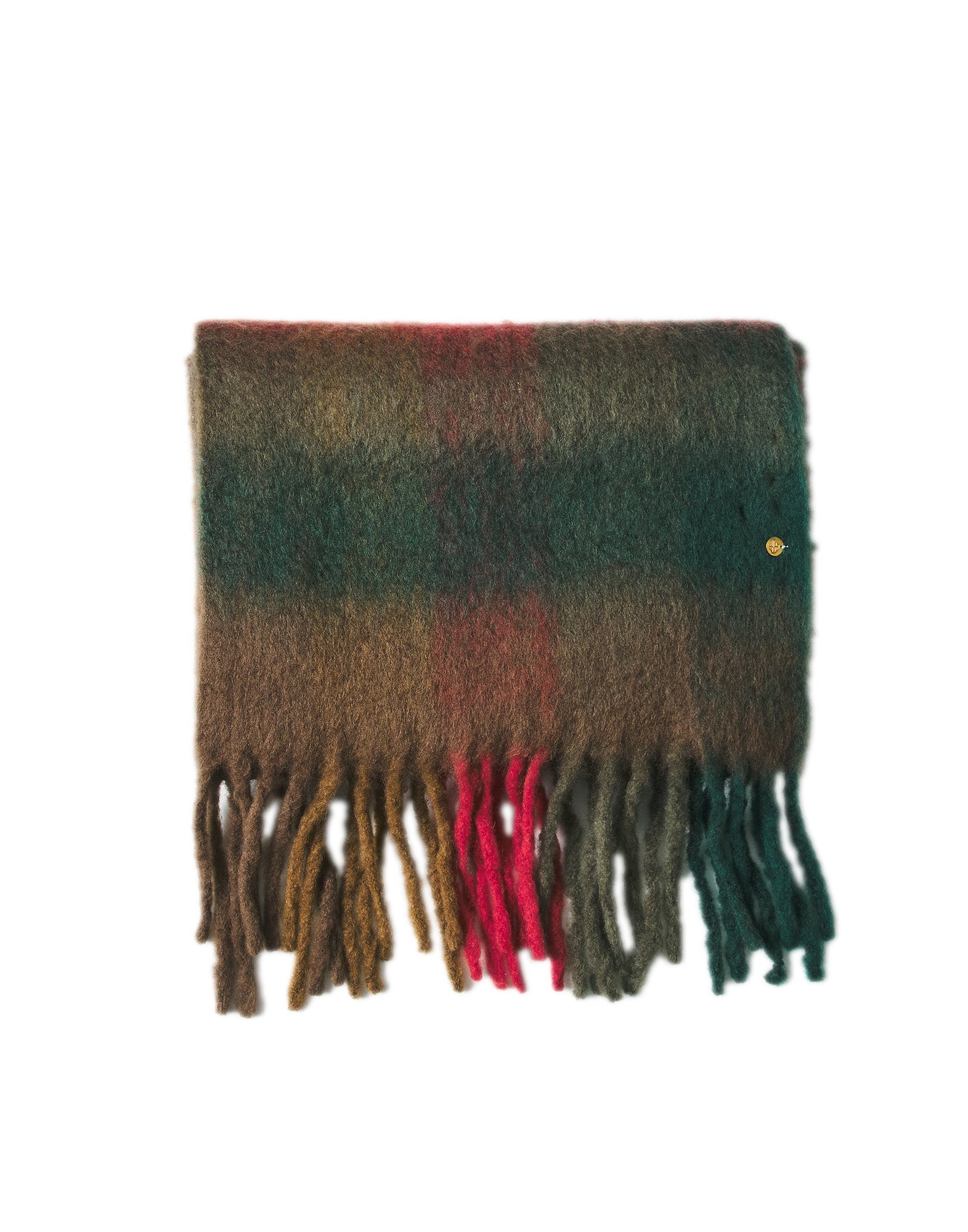 ANTIK BATIK Sciarpa Scarvis Green Red