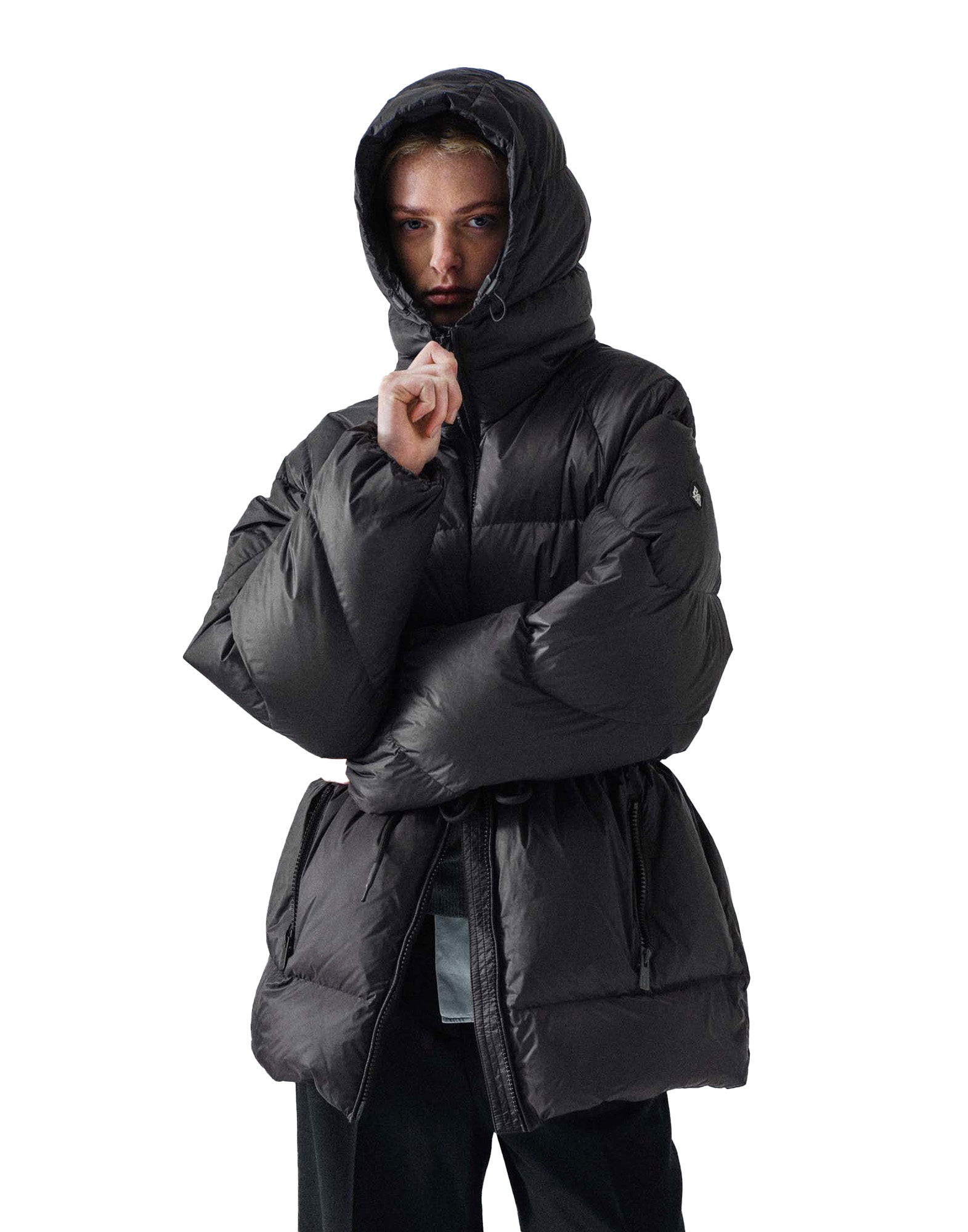 BACON Piumino Owl Coat FCS Black